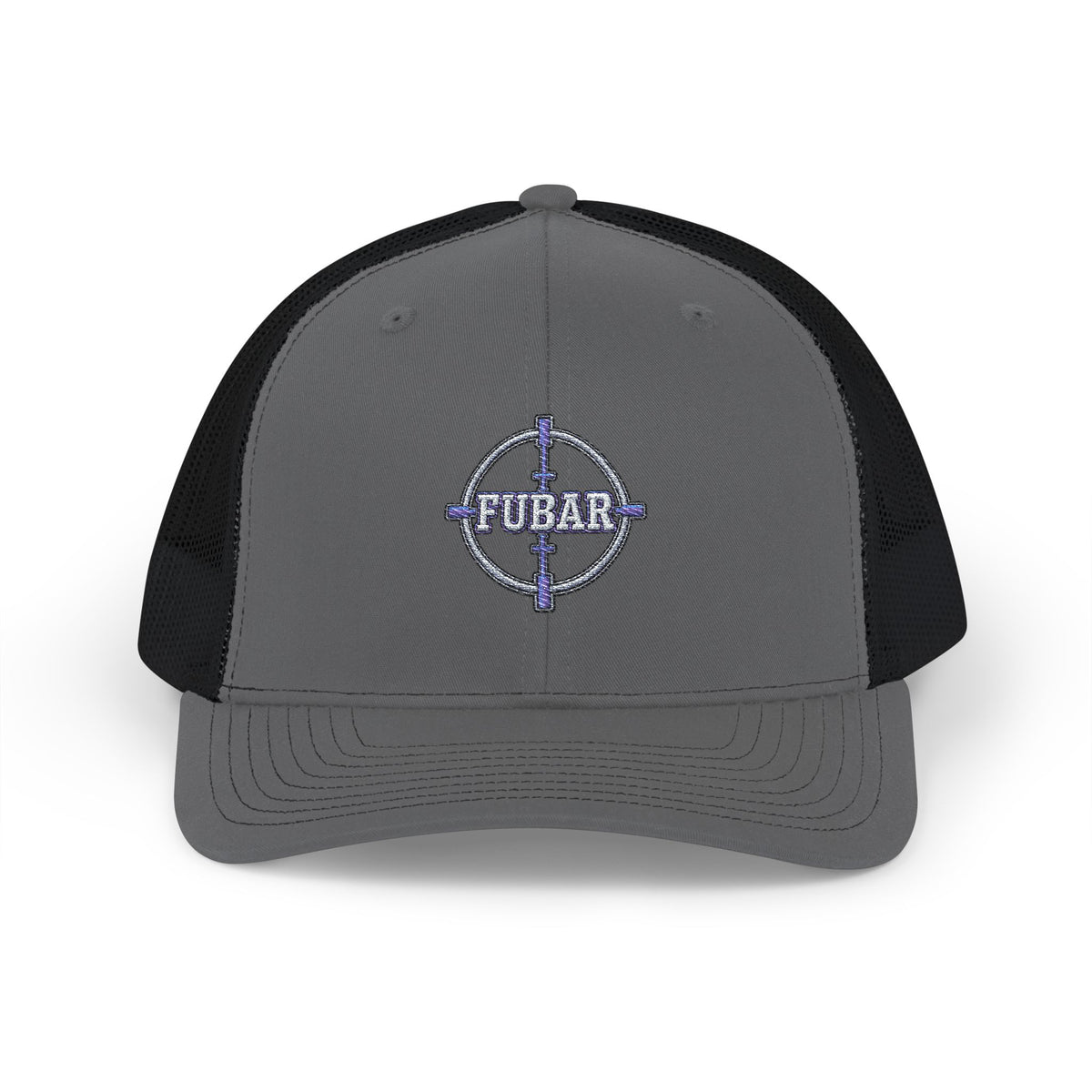 Richardson FUBAR Target Snapback Trucker Cap (Embroidered)