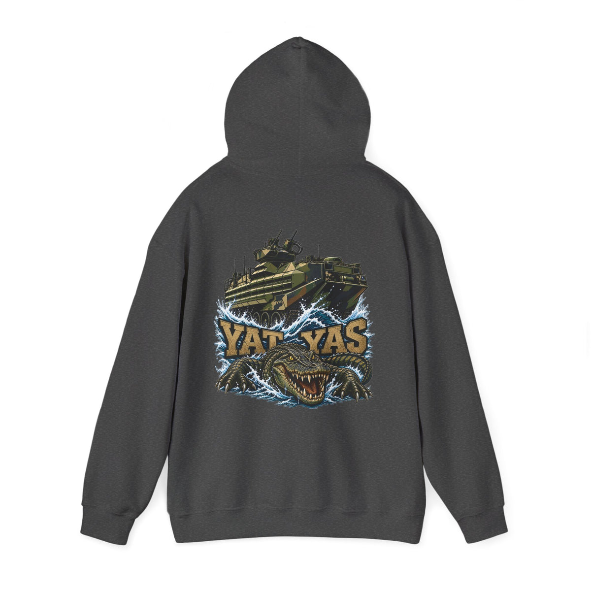 FUBAR Tactical Hoodie — "YAT YAS on Back" Graphic Pullover