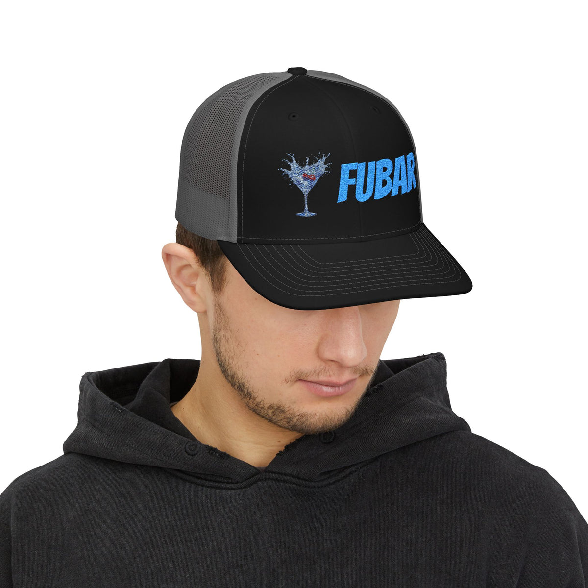 Richardson Cocktail Trucker Hat — Snapback (Embroidered)