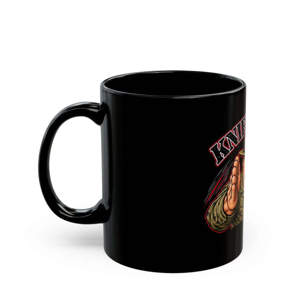 Knife Hand Mug