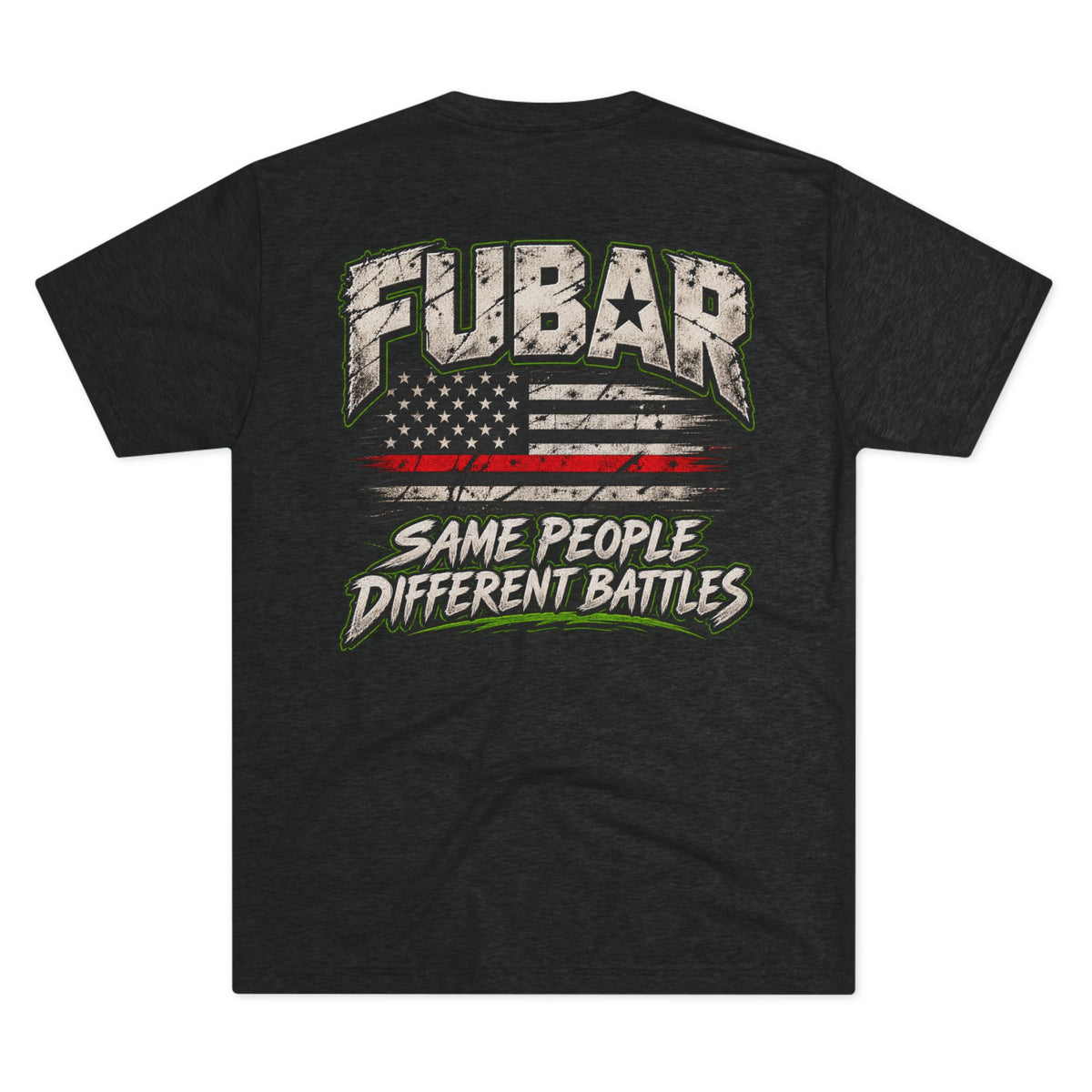 'Same People Different Battles' Patriotic Skull T-Shirt