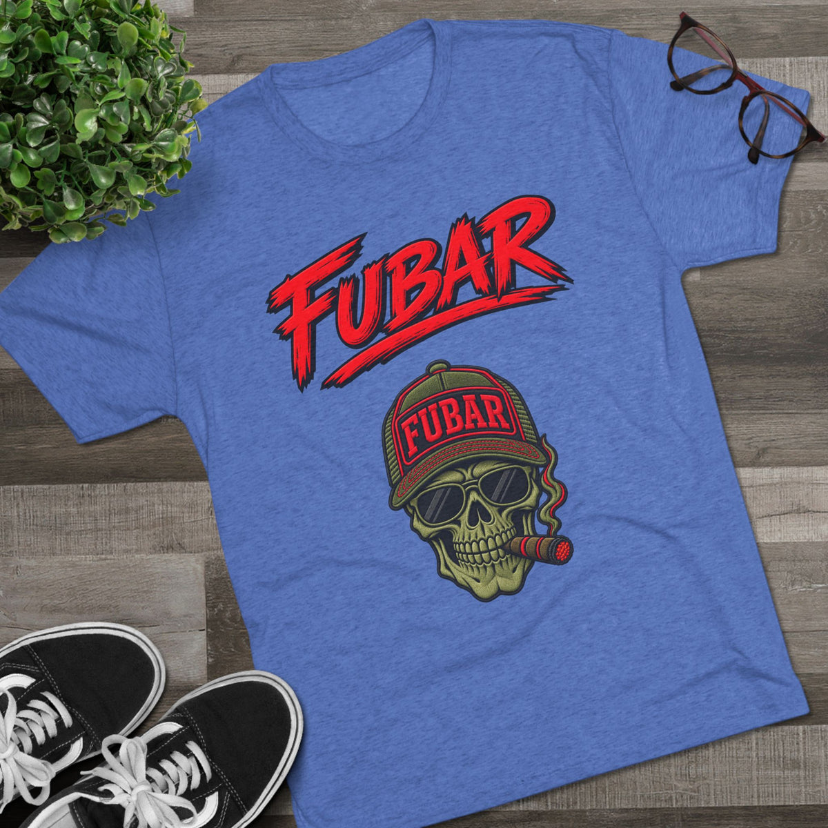 FUBAR Skull & Crest Tee