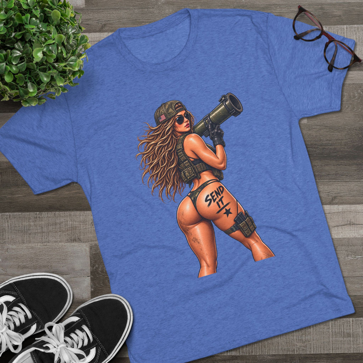 'Send It' RPG Girl & 'Have a Nice Day' Grenade Graphic