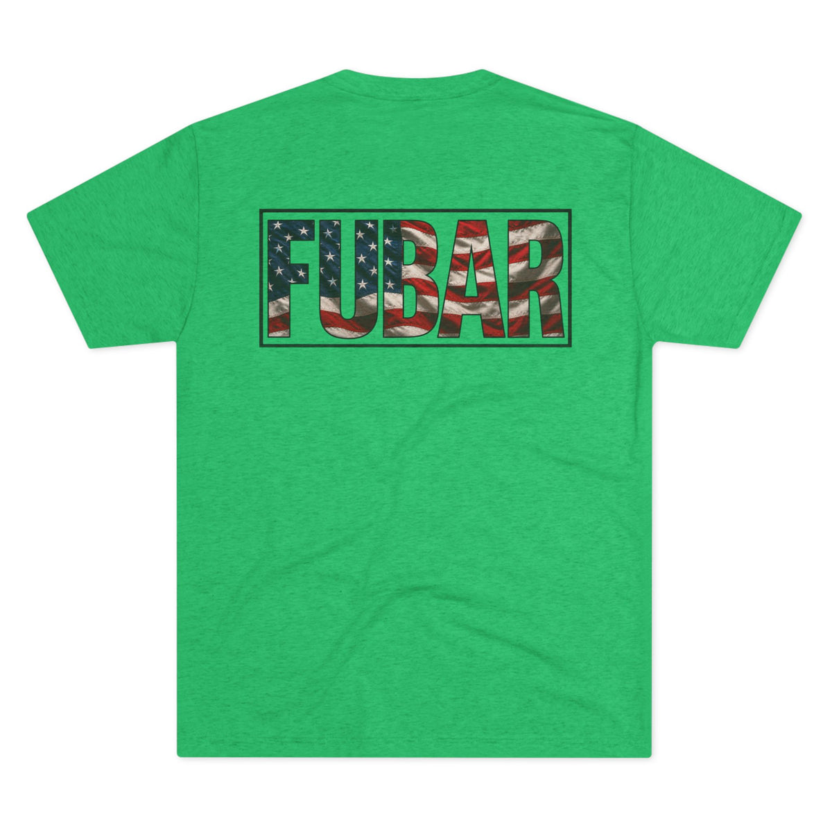 Neon Silhouette Front & American Flag “FUBAR” Back