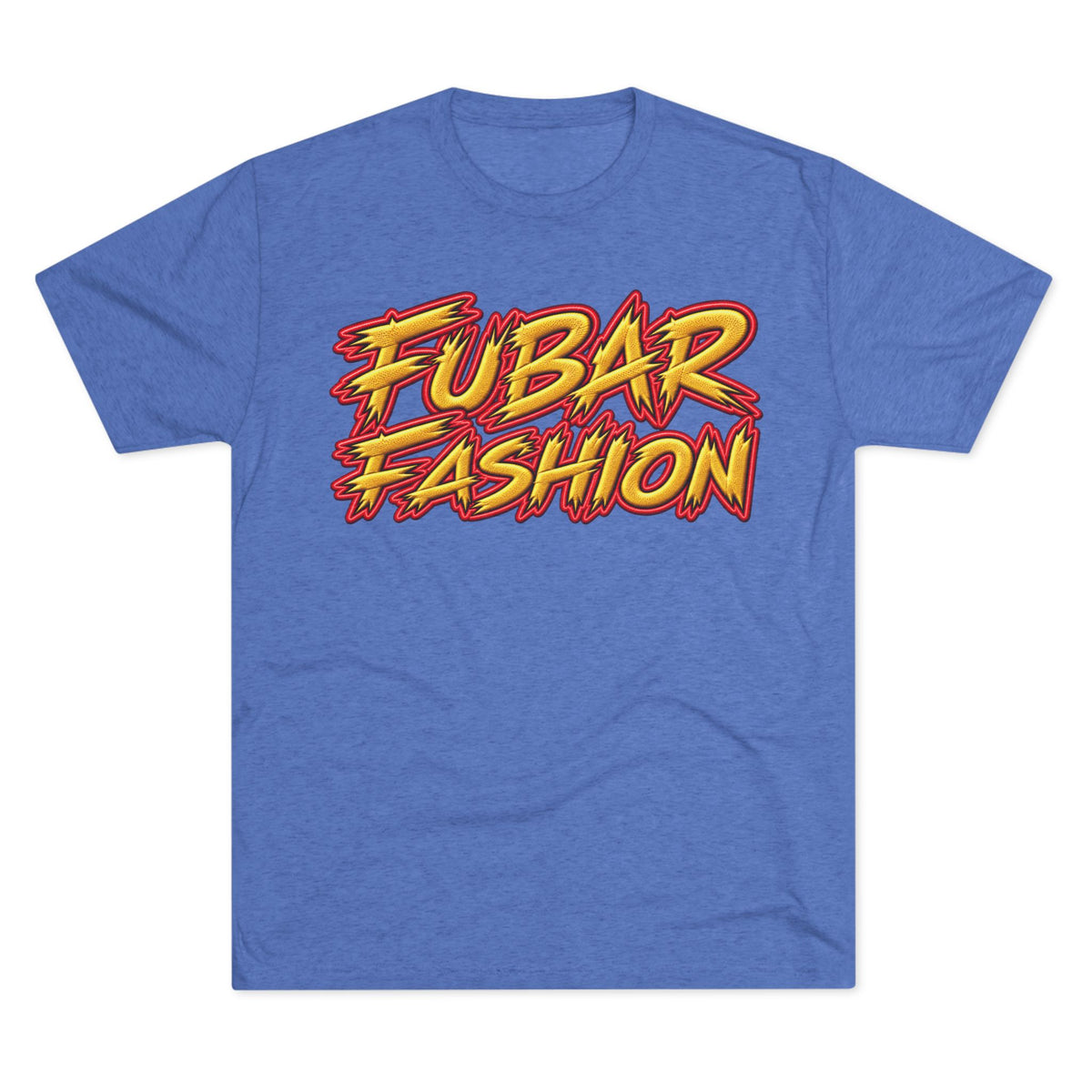FUBAR Fashion Skull Tee — Retro Skull with Cap & Cigar Graphic