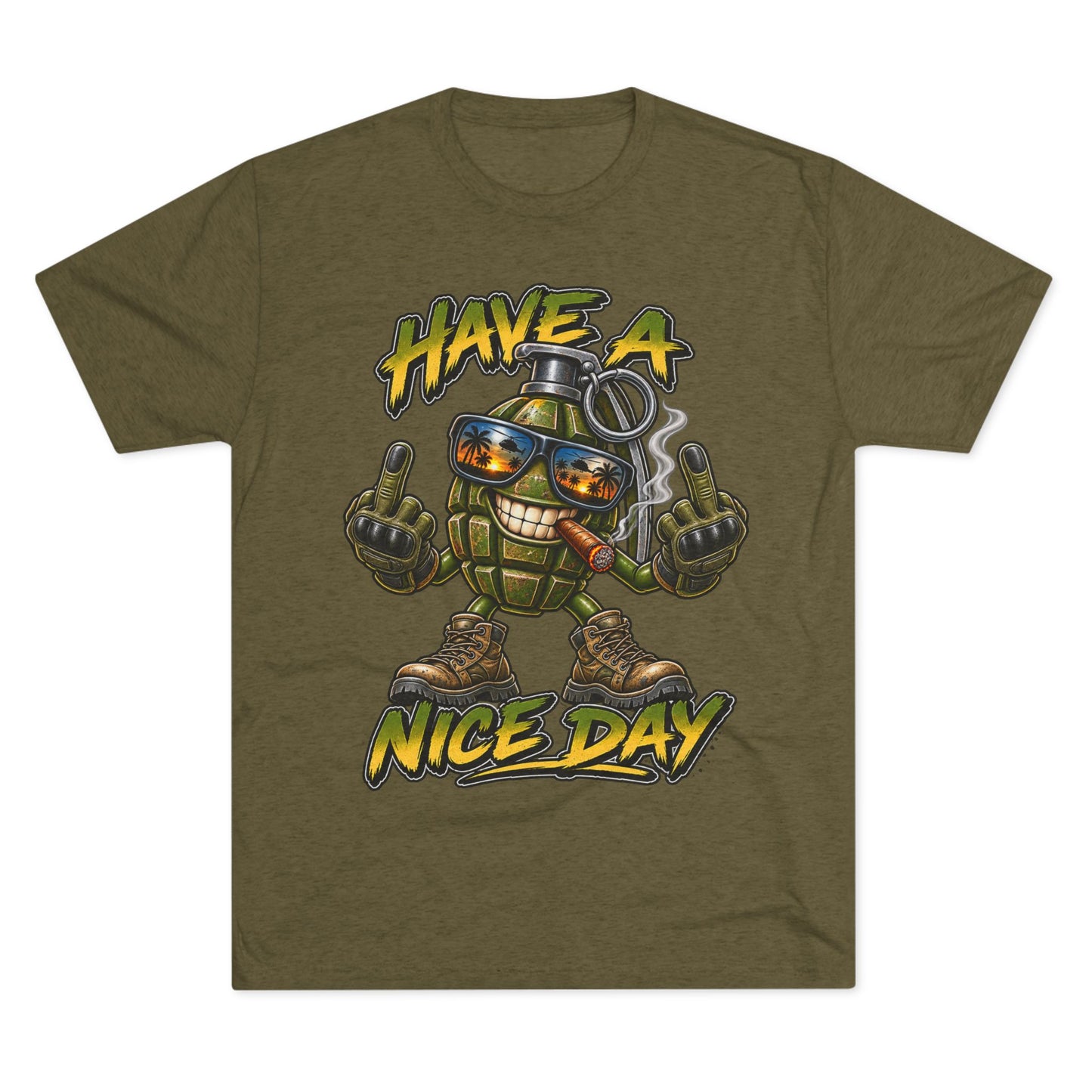 Have A Nice Day Grenade T-Shirt