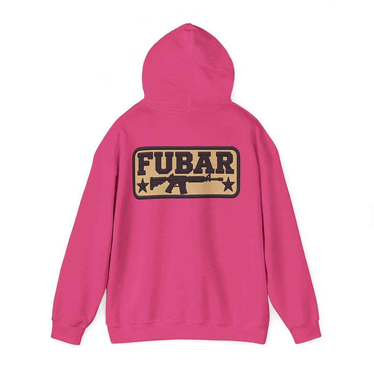FUBAR Skull Hoodie – Tactical Skull & Rifle Graphic Pullover
