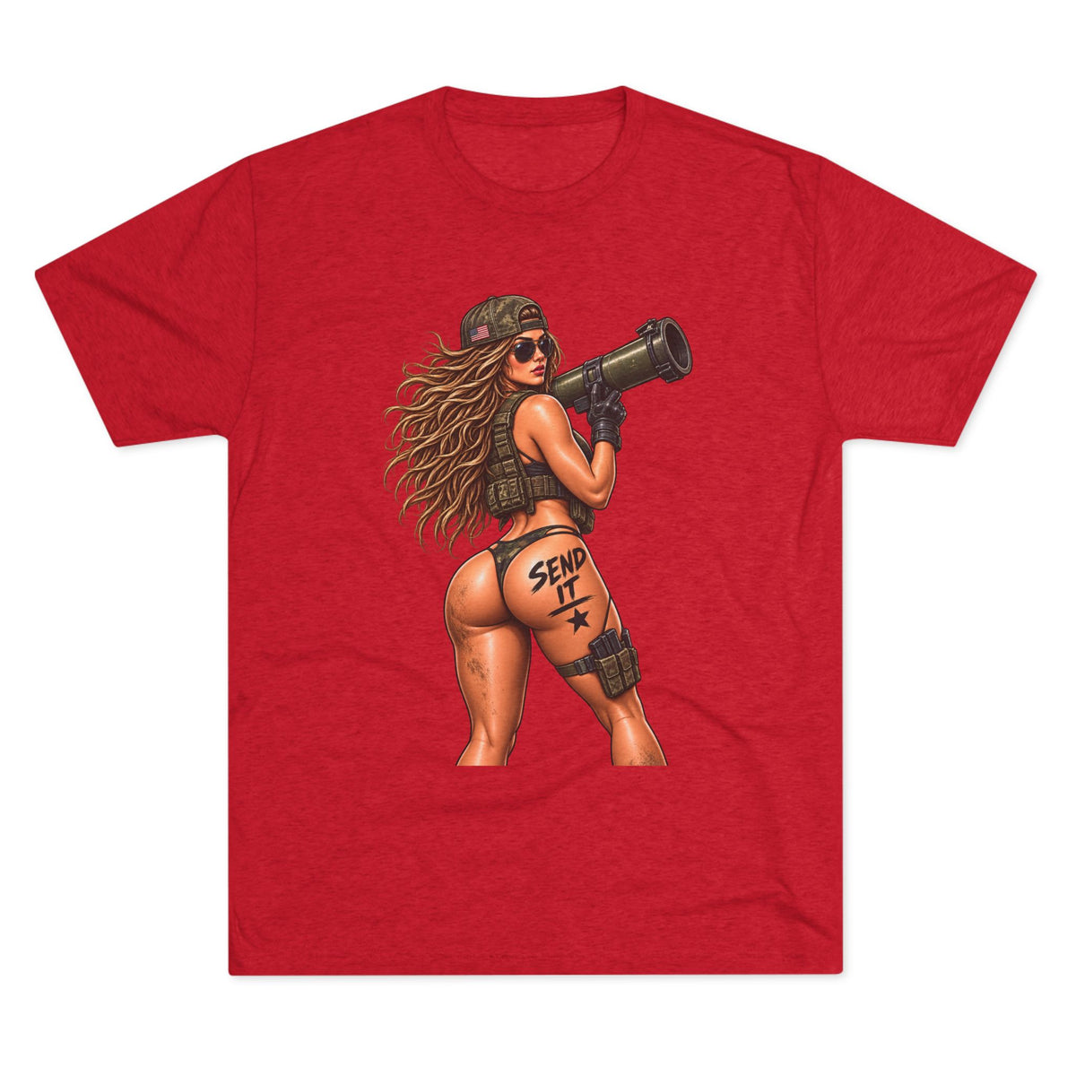 'Send It' RPG Girl & 'Have a Nice Day' Grenade Graphic
