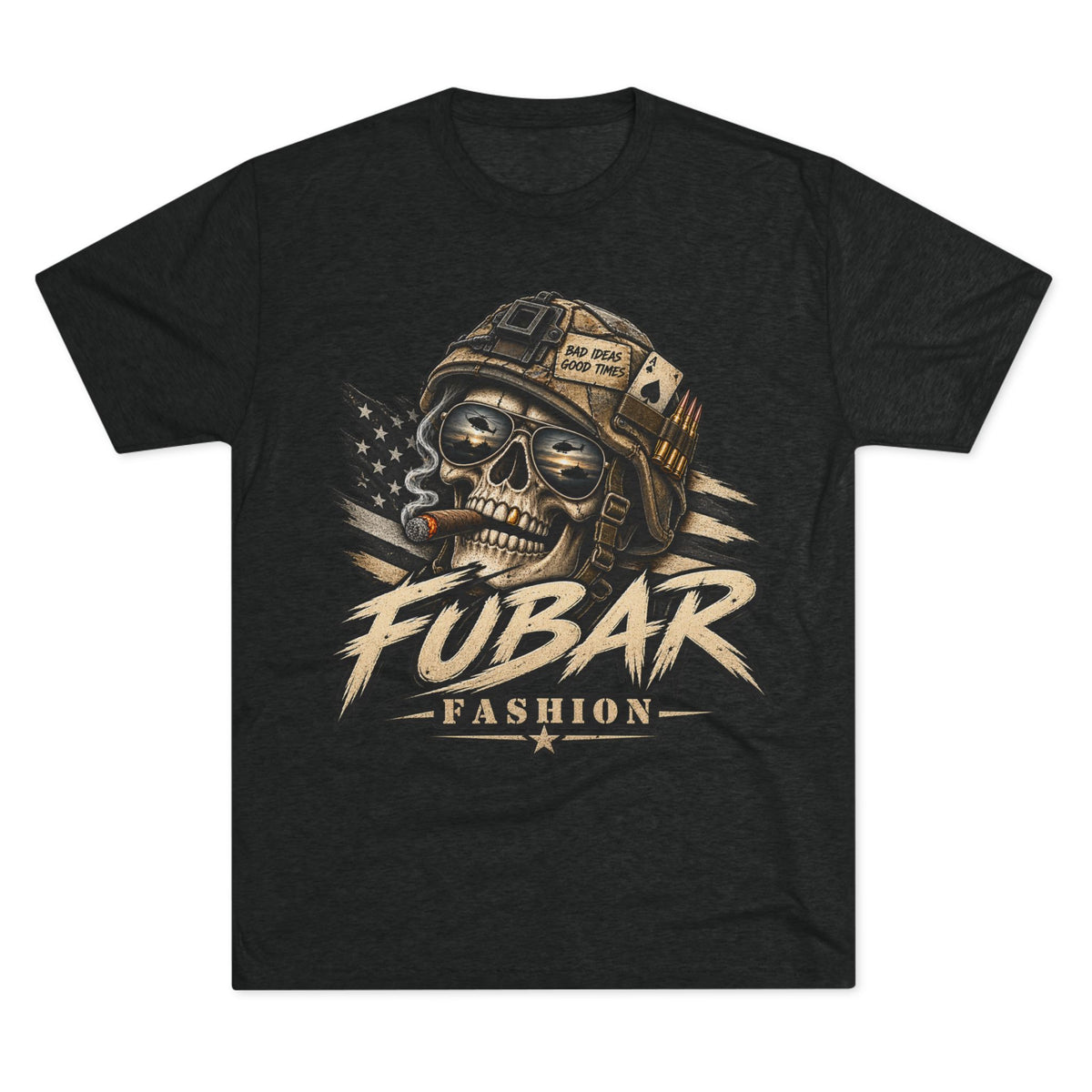Skull Soldier FUBAR Graphic Tee