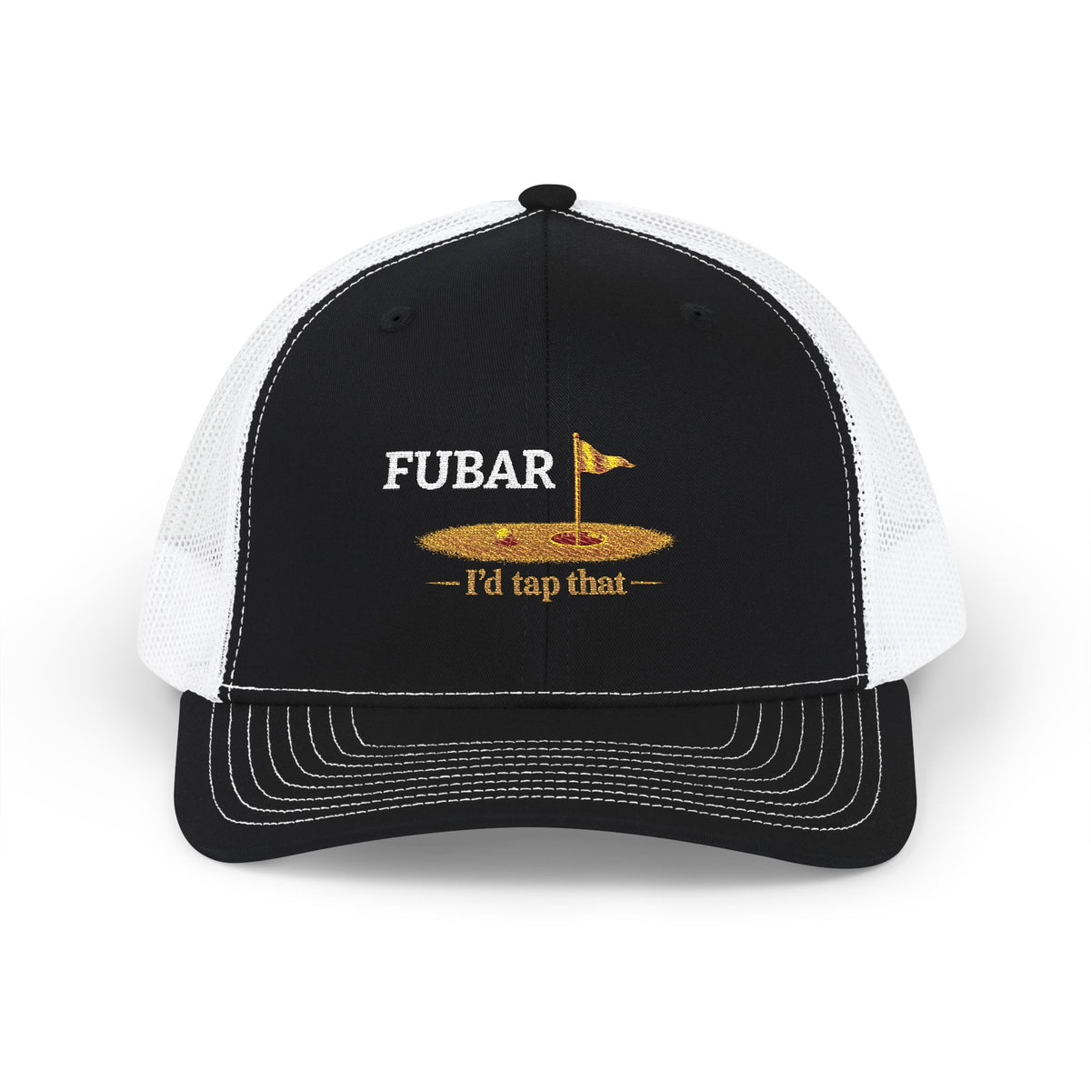 Richardson FUBAR Golf Trucker Hat — 'I'll Tap That' (Embroidered)