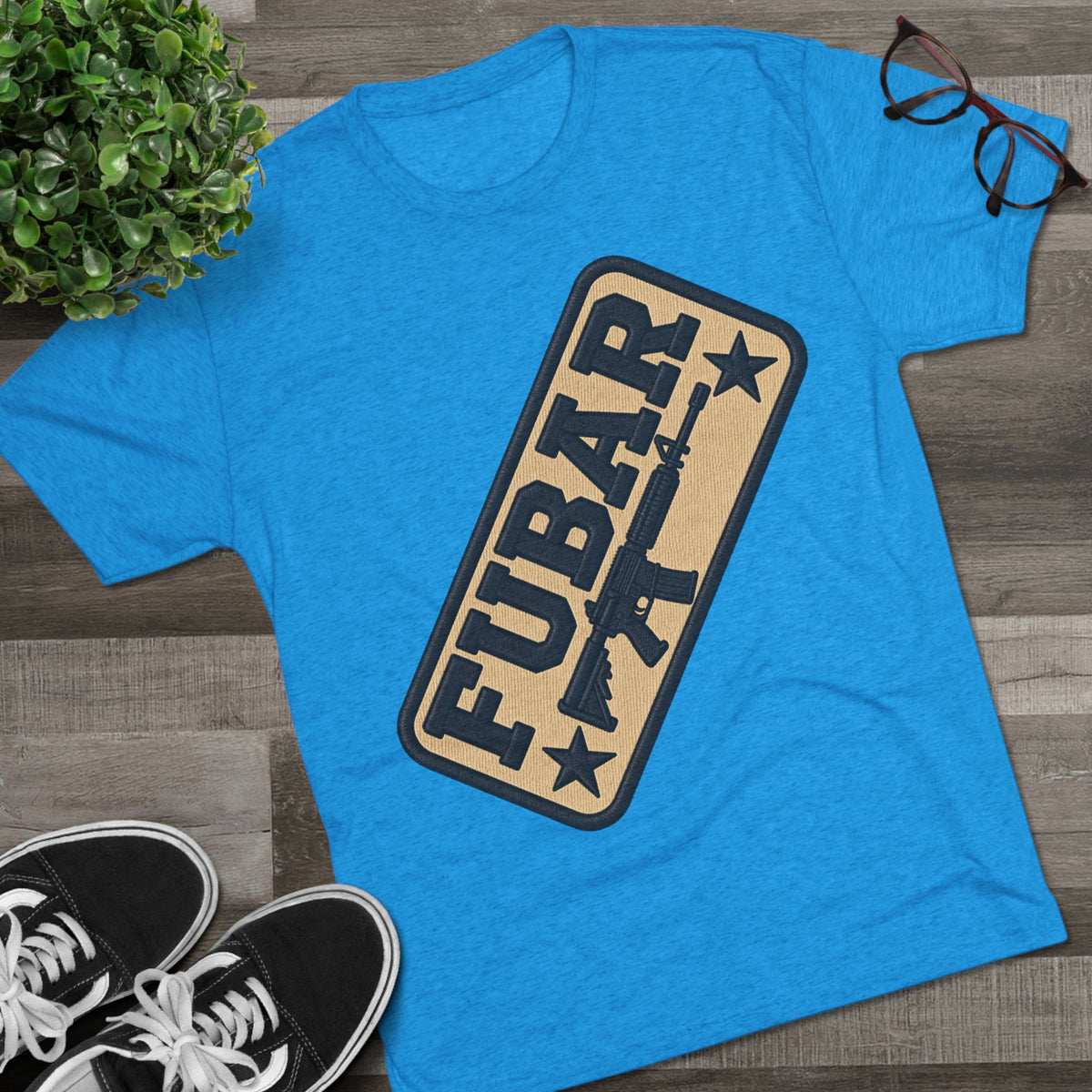 Fubar Front-Support Our Troops Pinup on Back