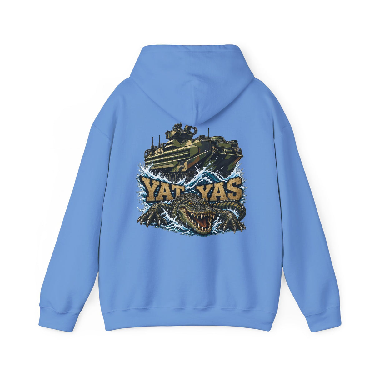 FUBAR Tactical Hoodie — "YAT YAS on Back" Graphic Pullover