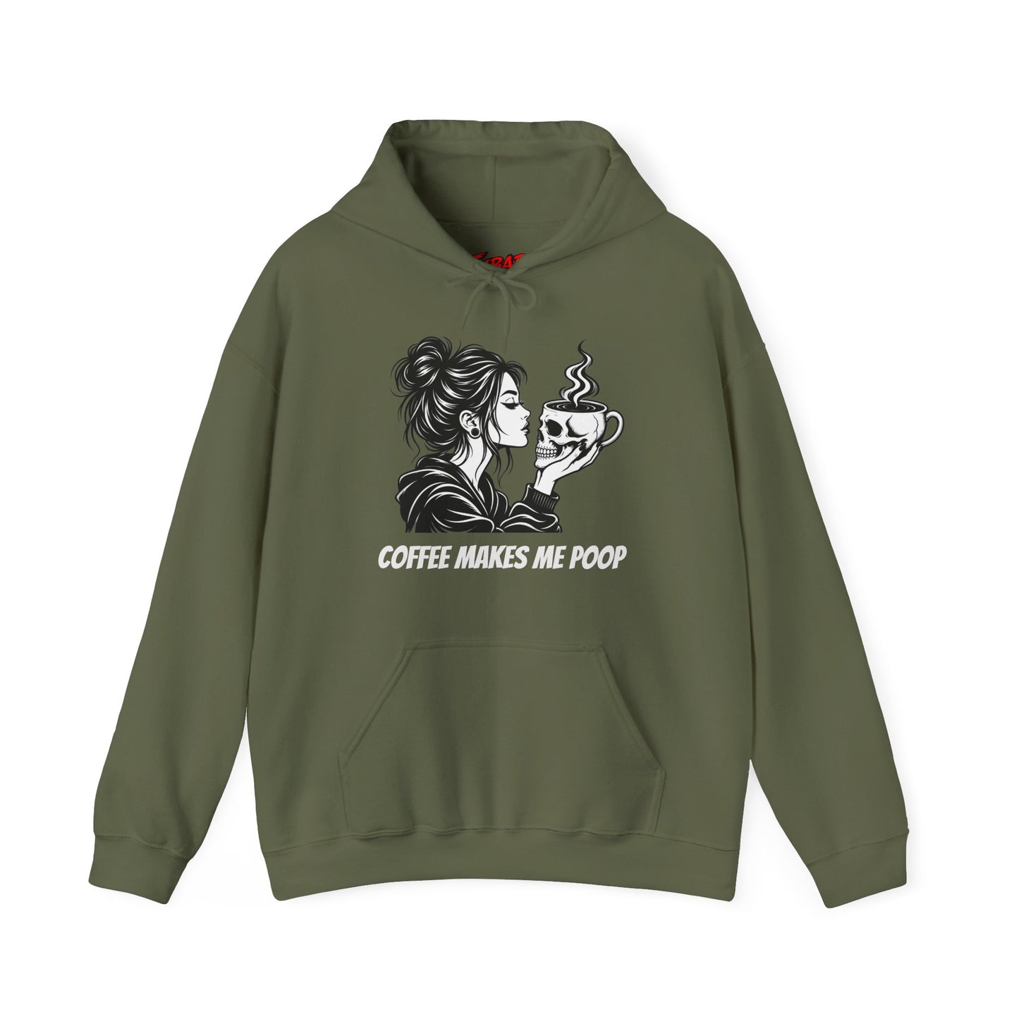 Women's-Coffee Makes Me Poop Hoodie