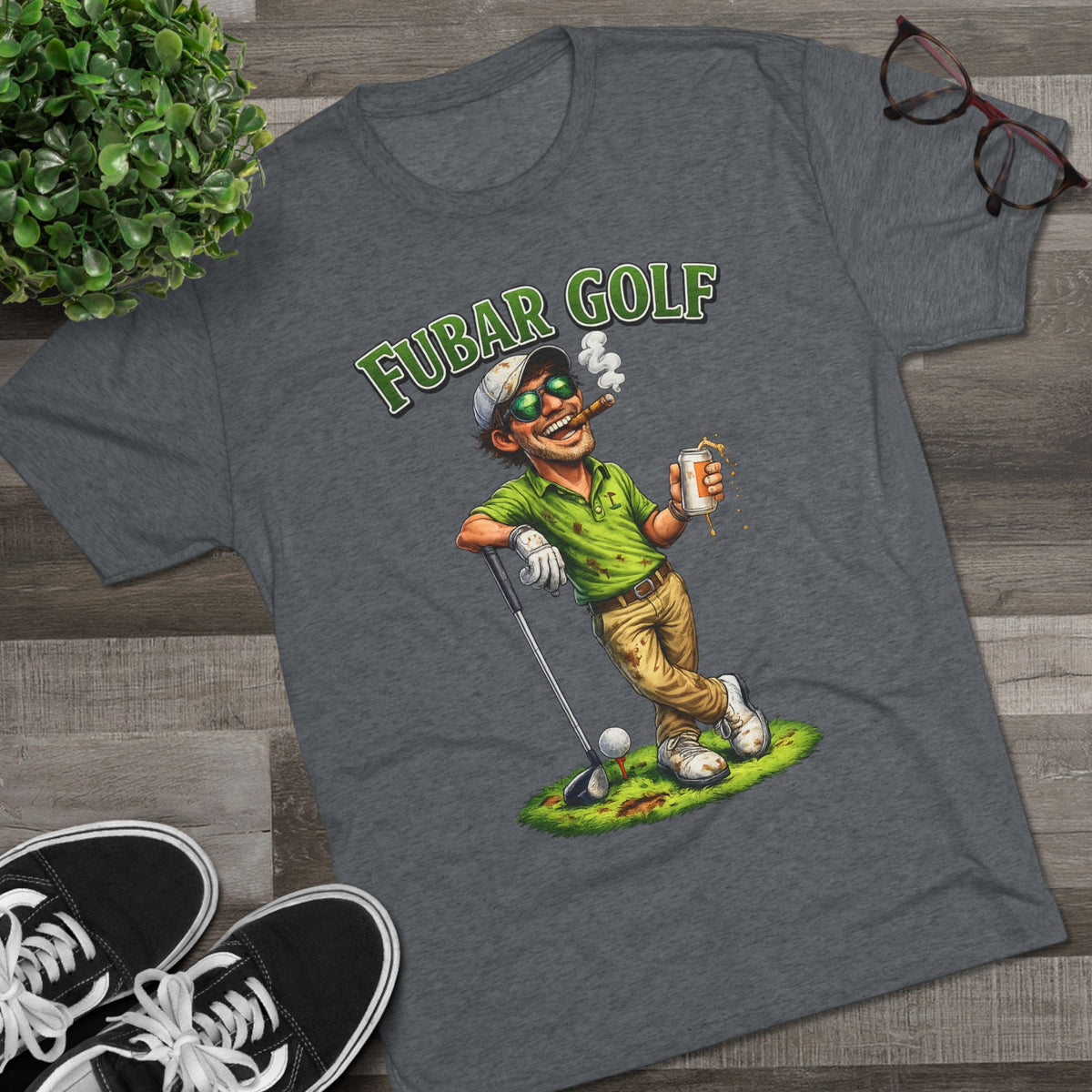 FUBAR Golf Cartoon Shirt