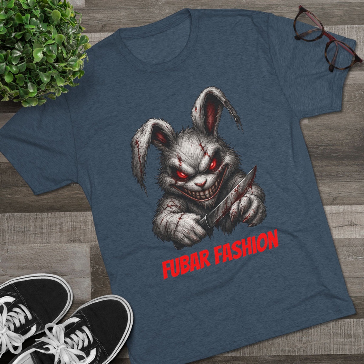 FUBAR Fashion Horror Bunny T‑Shirt