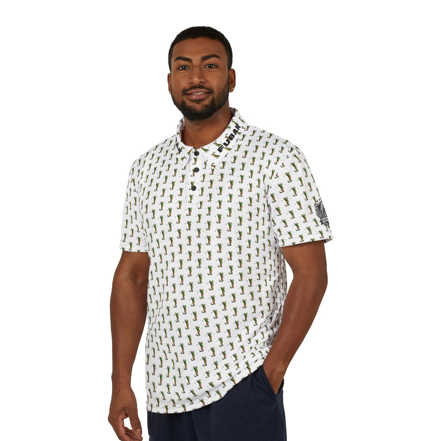 Golfer All Over Print Polo