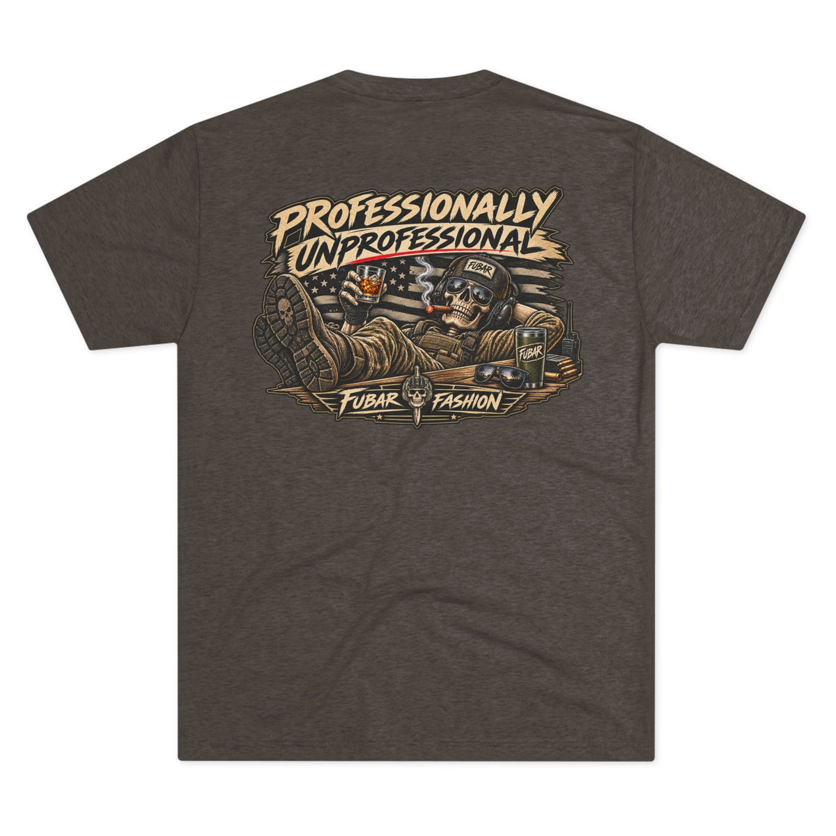 "Professionally Unprofessional" Graphic Crew Shirt