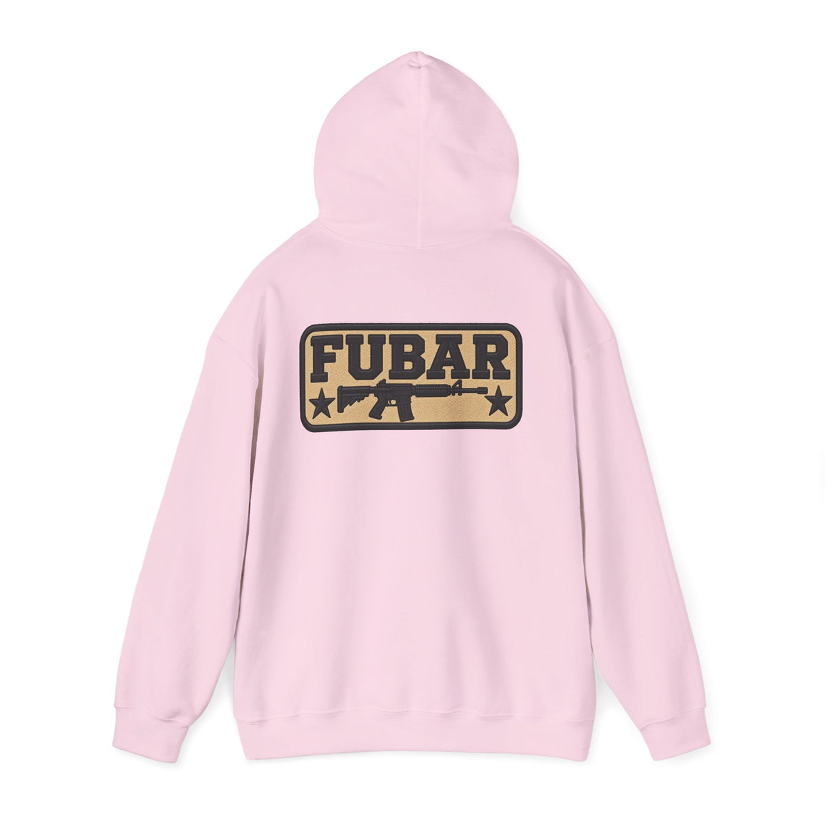 Military-Inspired Gun Graphic Pullover