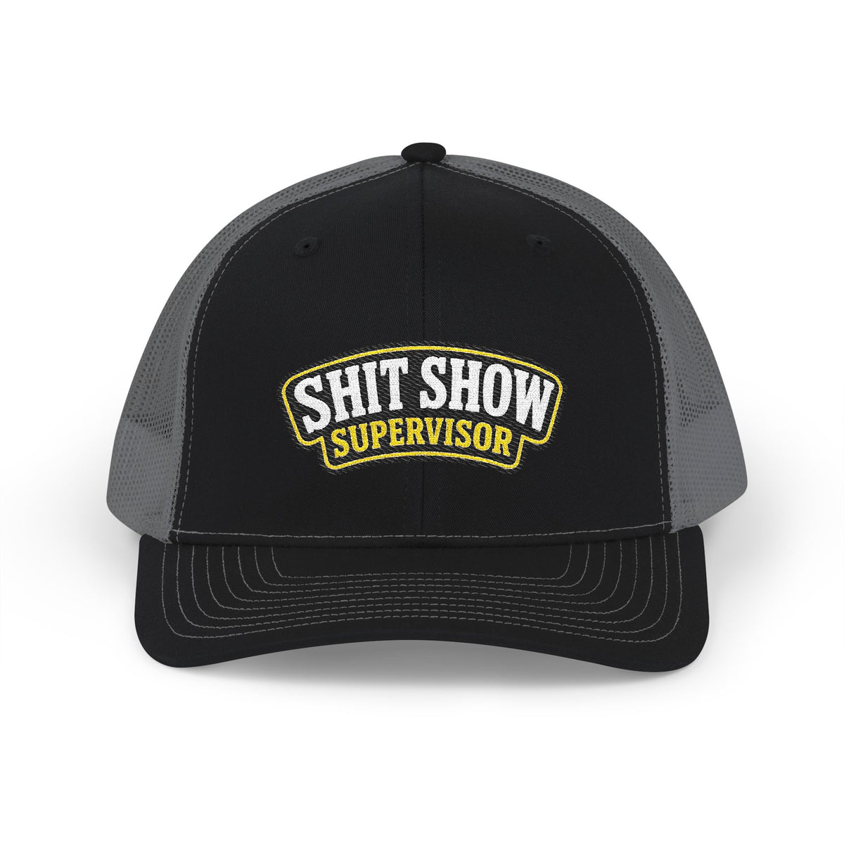 Richardson Trucker Cap — "Shit Show Supervisor" Embroidered