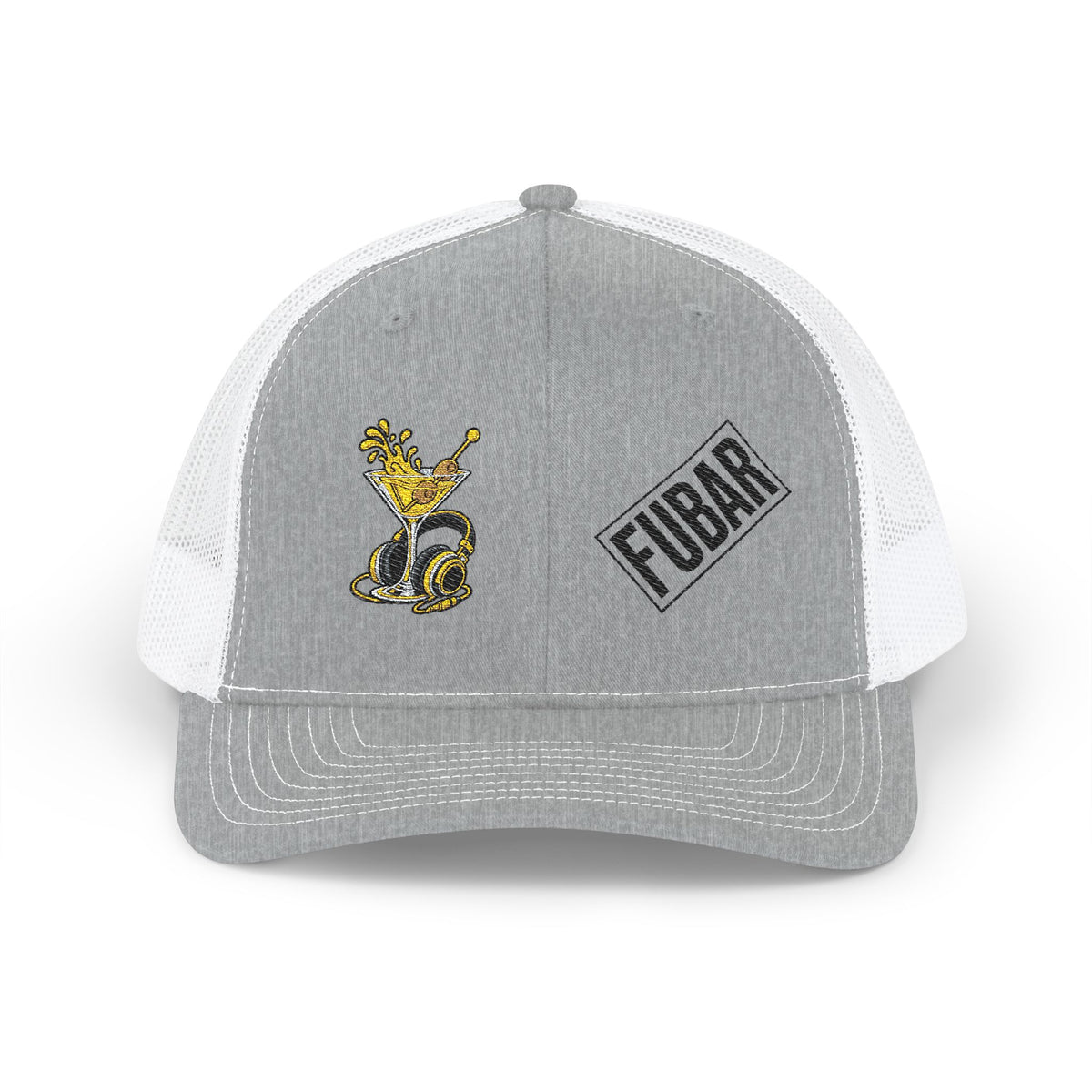 Richardson Trucker Cap Martini Fubar — (Embroidered)