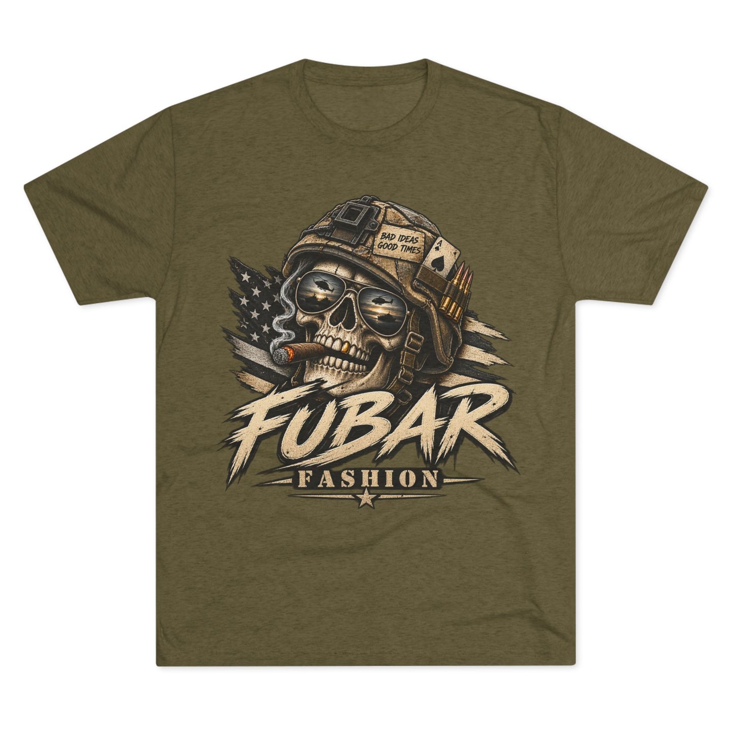 Skull Soldier FUBAR Graphic Tee
