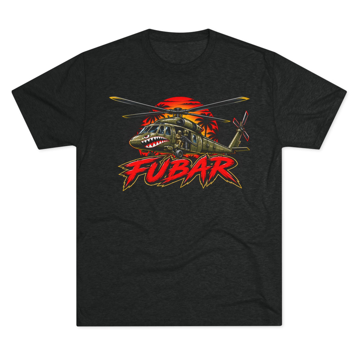 FUBAR Military Helicopter Tee