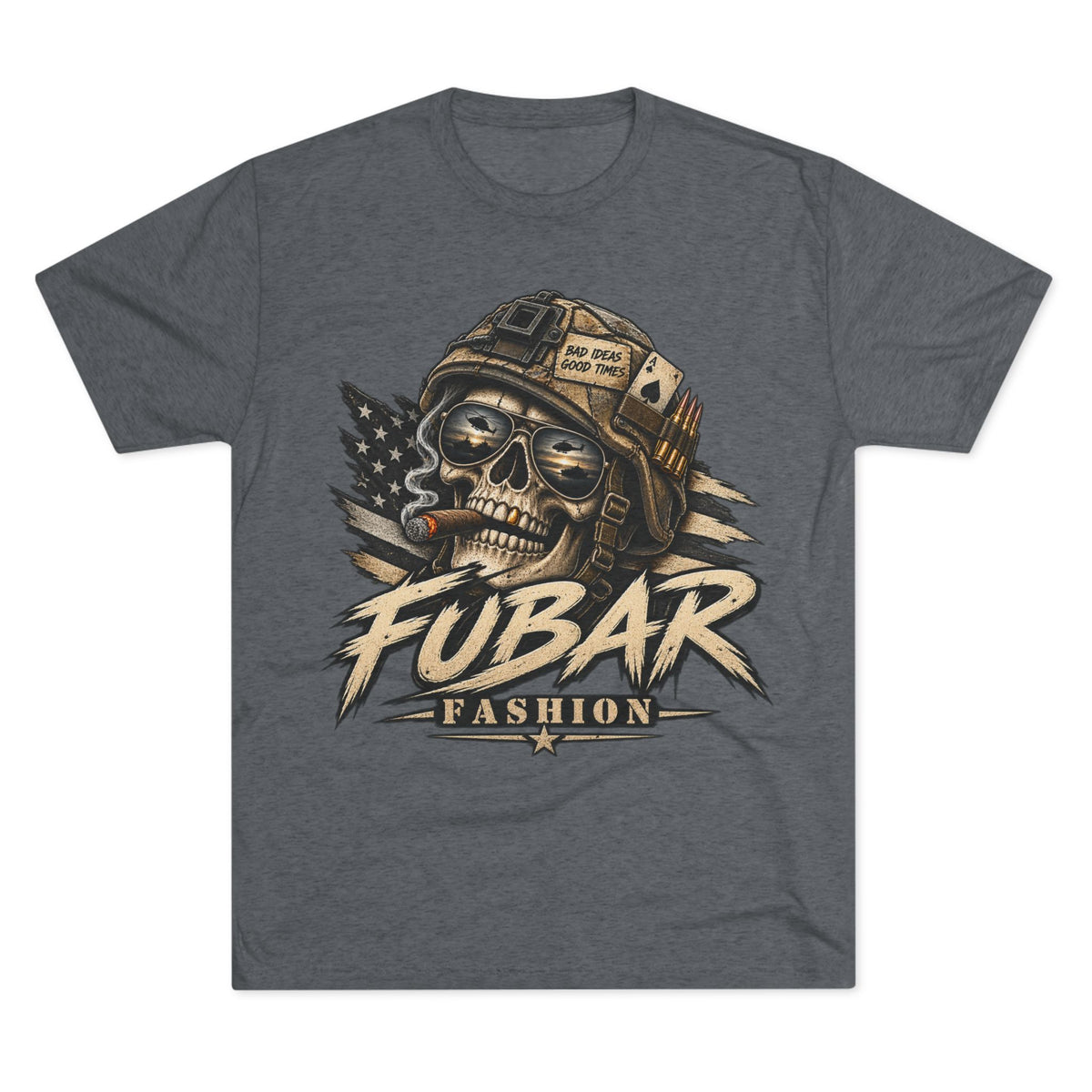 Skull Soldier FUBAR Graphic Tee