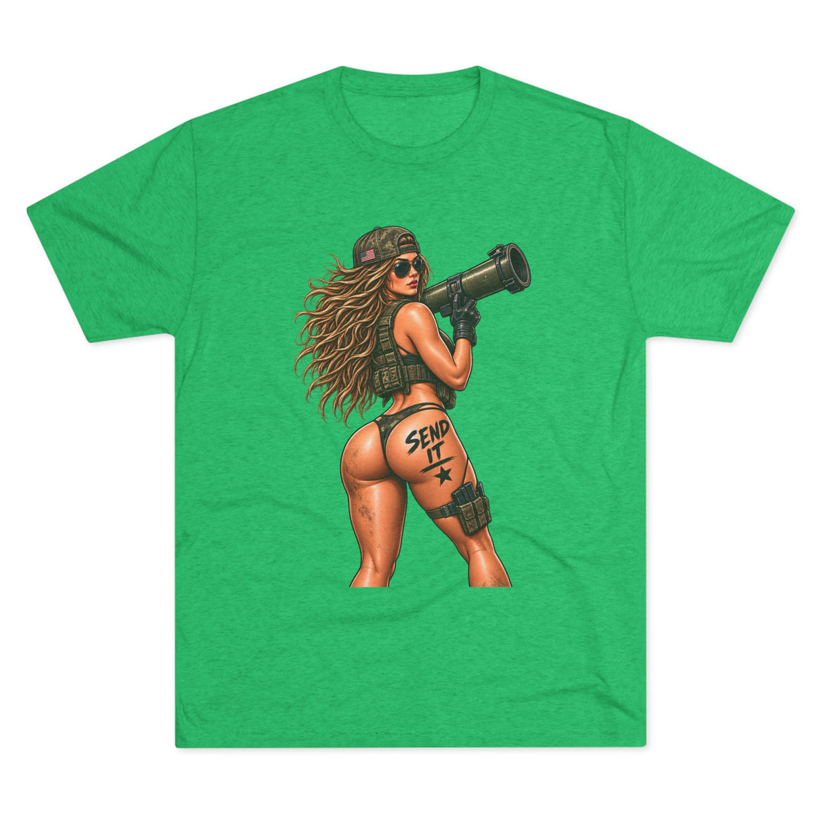 'Send It' RPG Girl & 'Have a Nice Day' Grenade Graphic