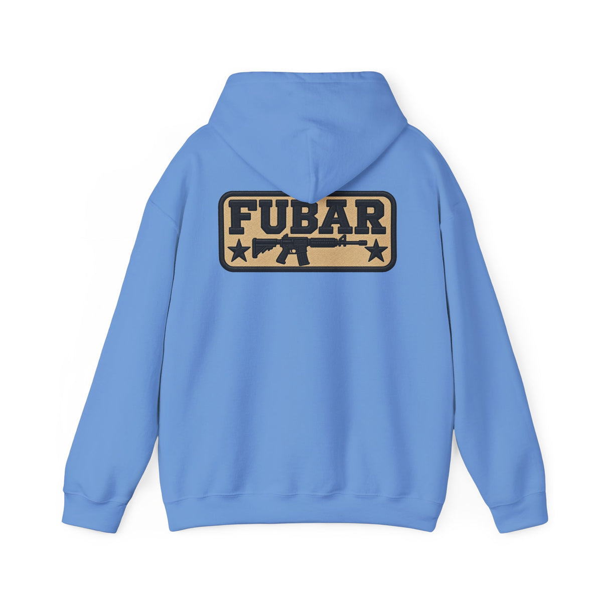 Military-Inspired Gun Graphic Pullover