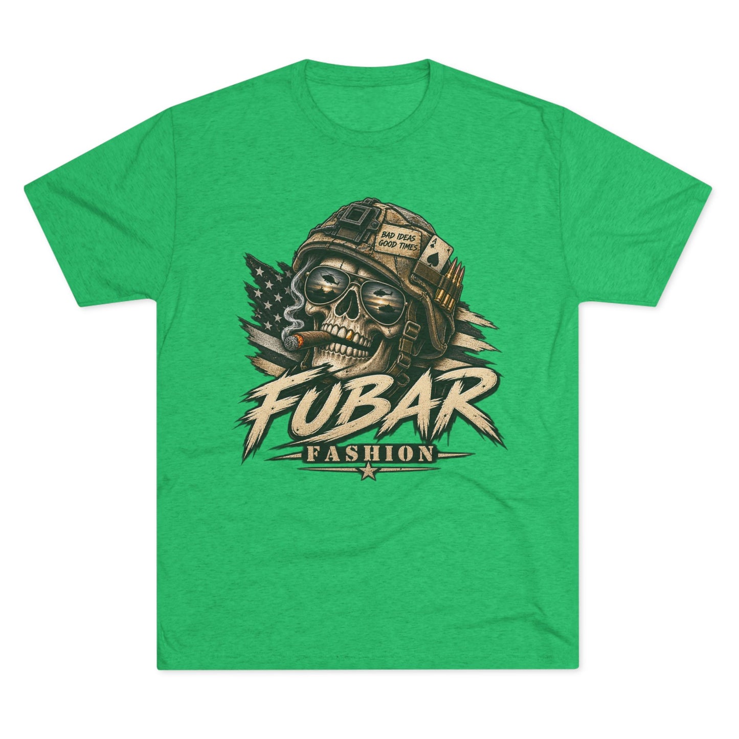 YAT YAS back-military shirt