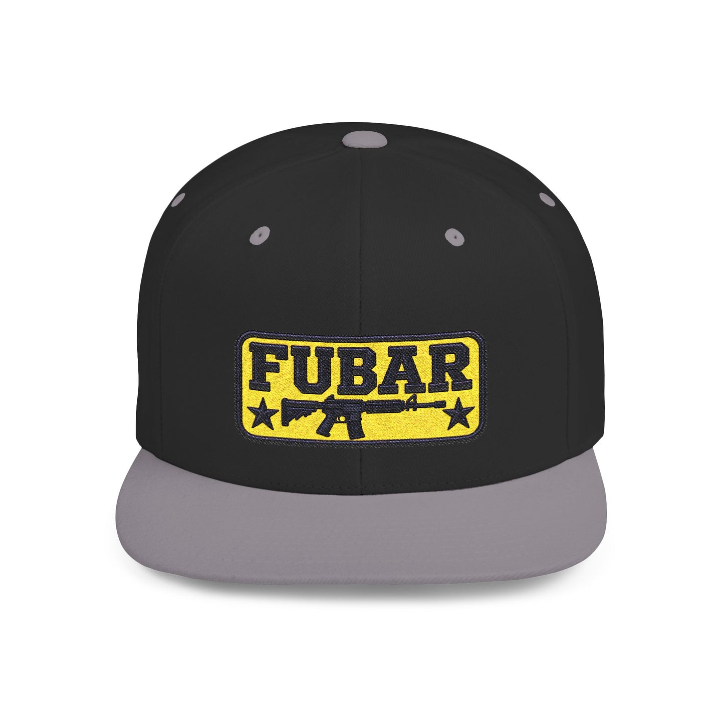 FUBAR Flat Bill Snapback Hat – Tactical Patch Cap