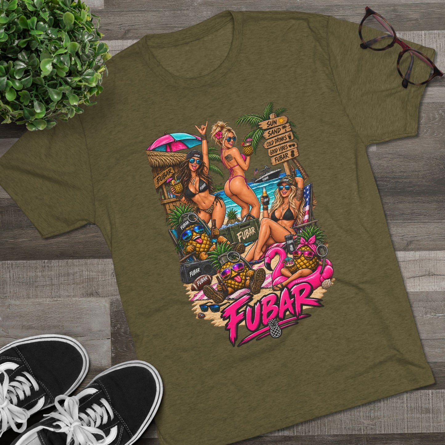 Women's FUBAR Beach Party T‑Shirt