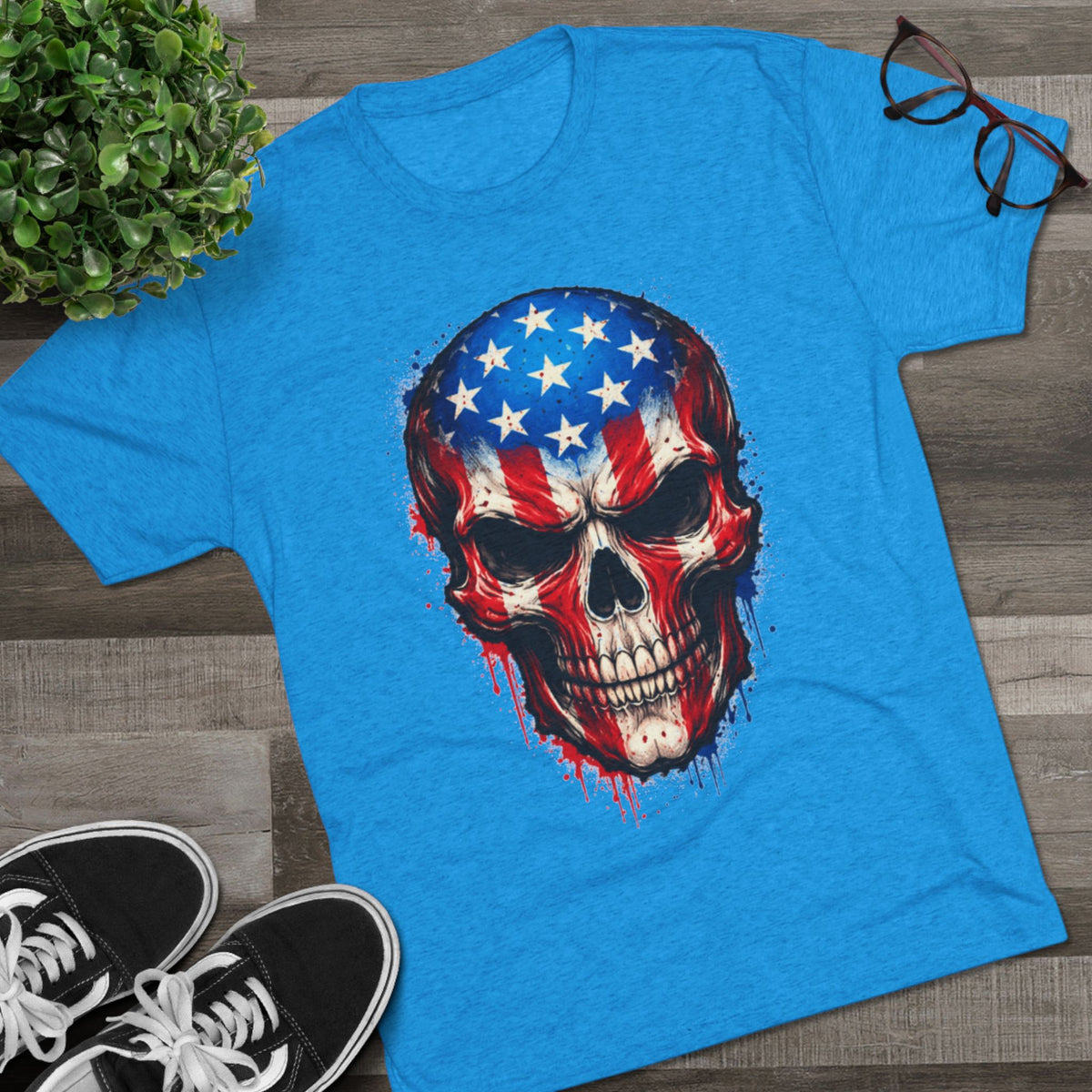Patriotic Skull (T-Shirt)