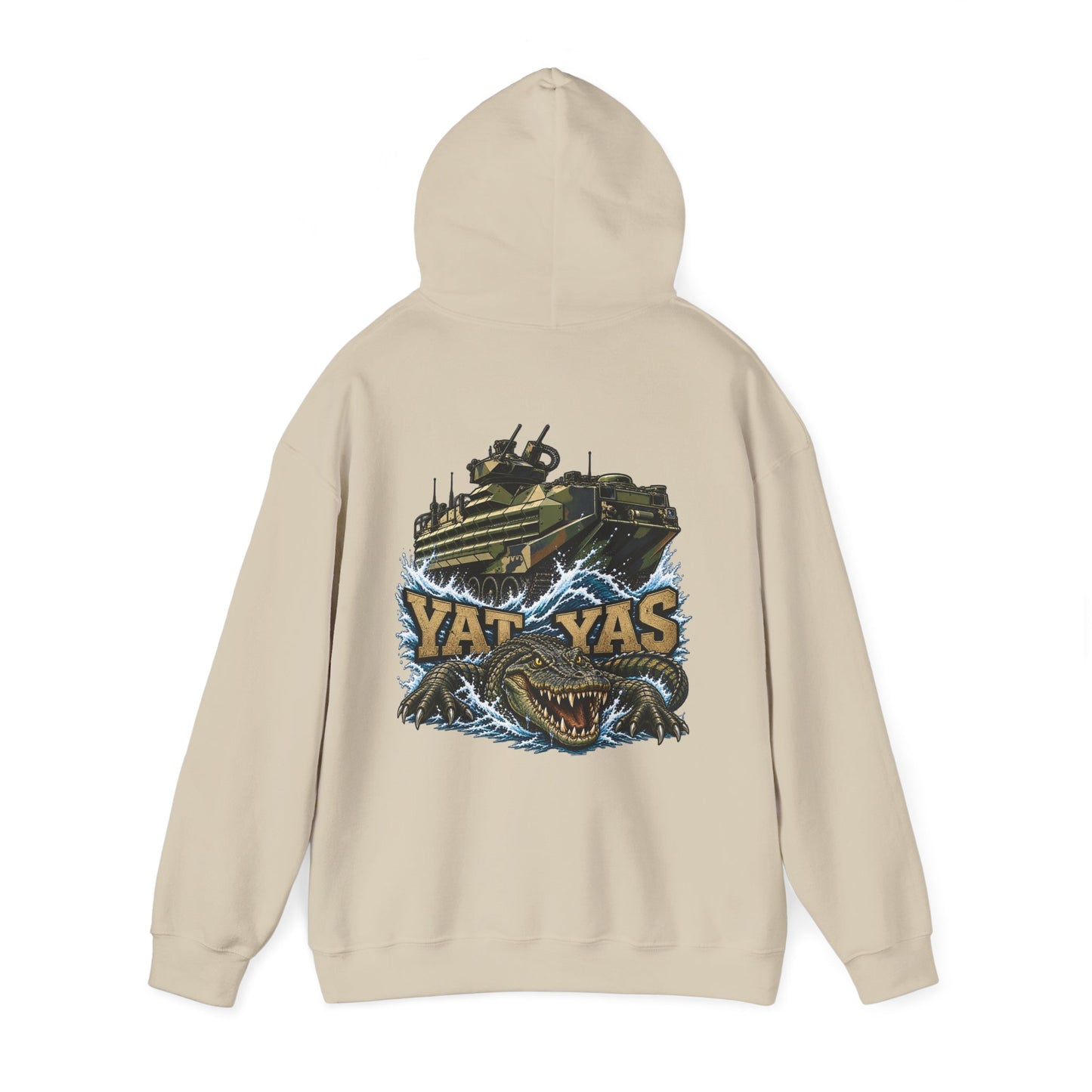 FUBAR Tactical Hoodie — "YAT YAS on Back" Graphic Pullover