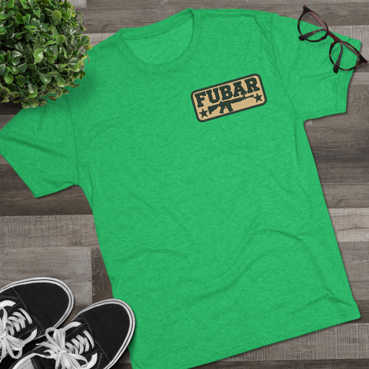 Classic FUBAR Pineapple Graphic (Green Tee)