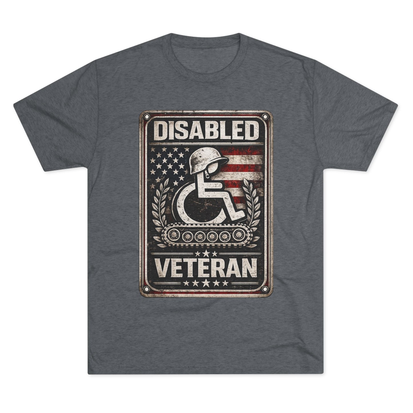 Disabled Veteran T-Shirt — I Say Random Offensive Shit” Back
