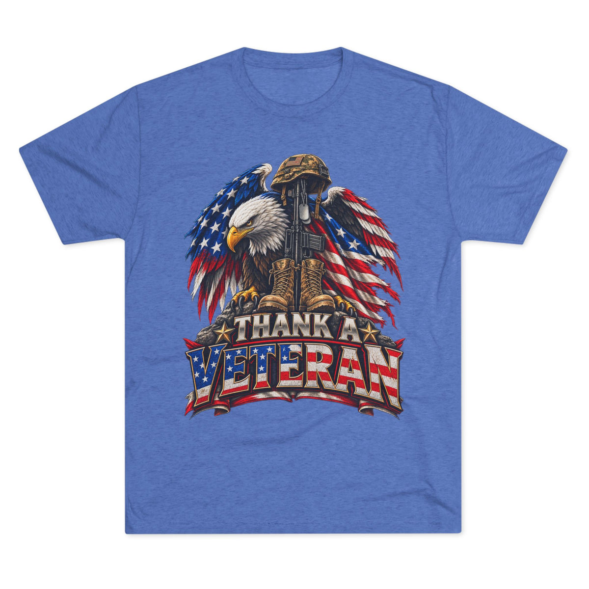 "Thank a Veteran" Eagle & Helmet Americana