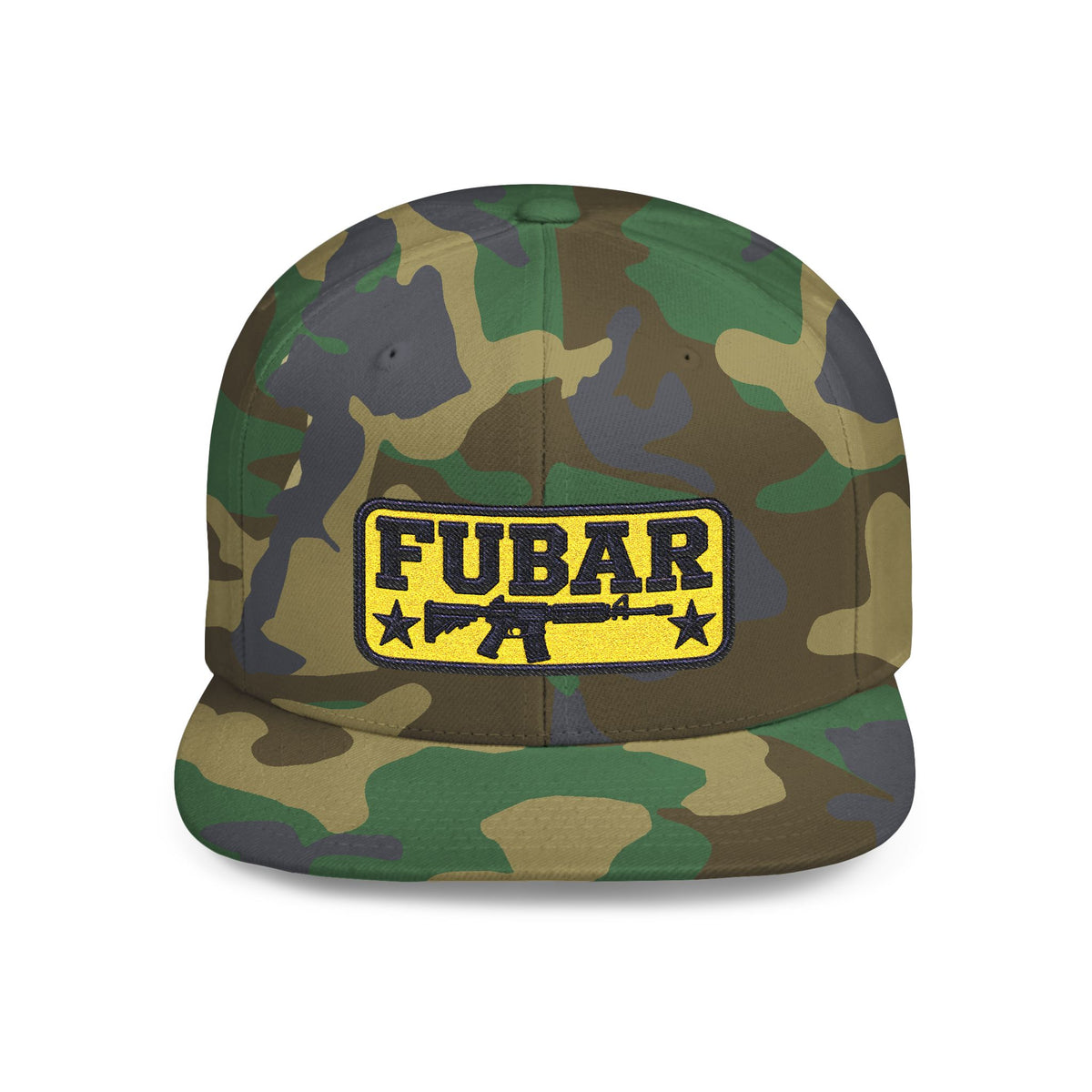 FUBAR Flat Bill Snapback Hat – Tactical Patch Cap