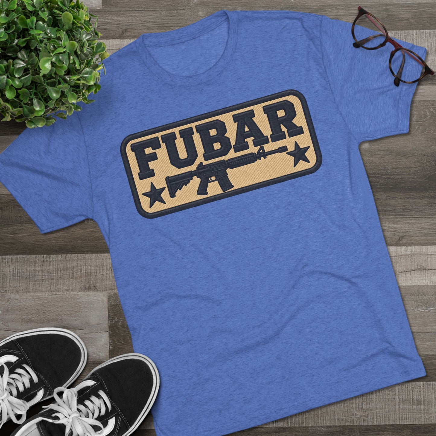 FUBAR Military Graphic Tee — Female Beach Run