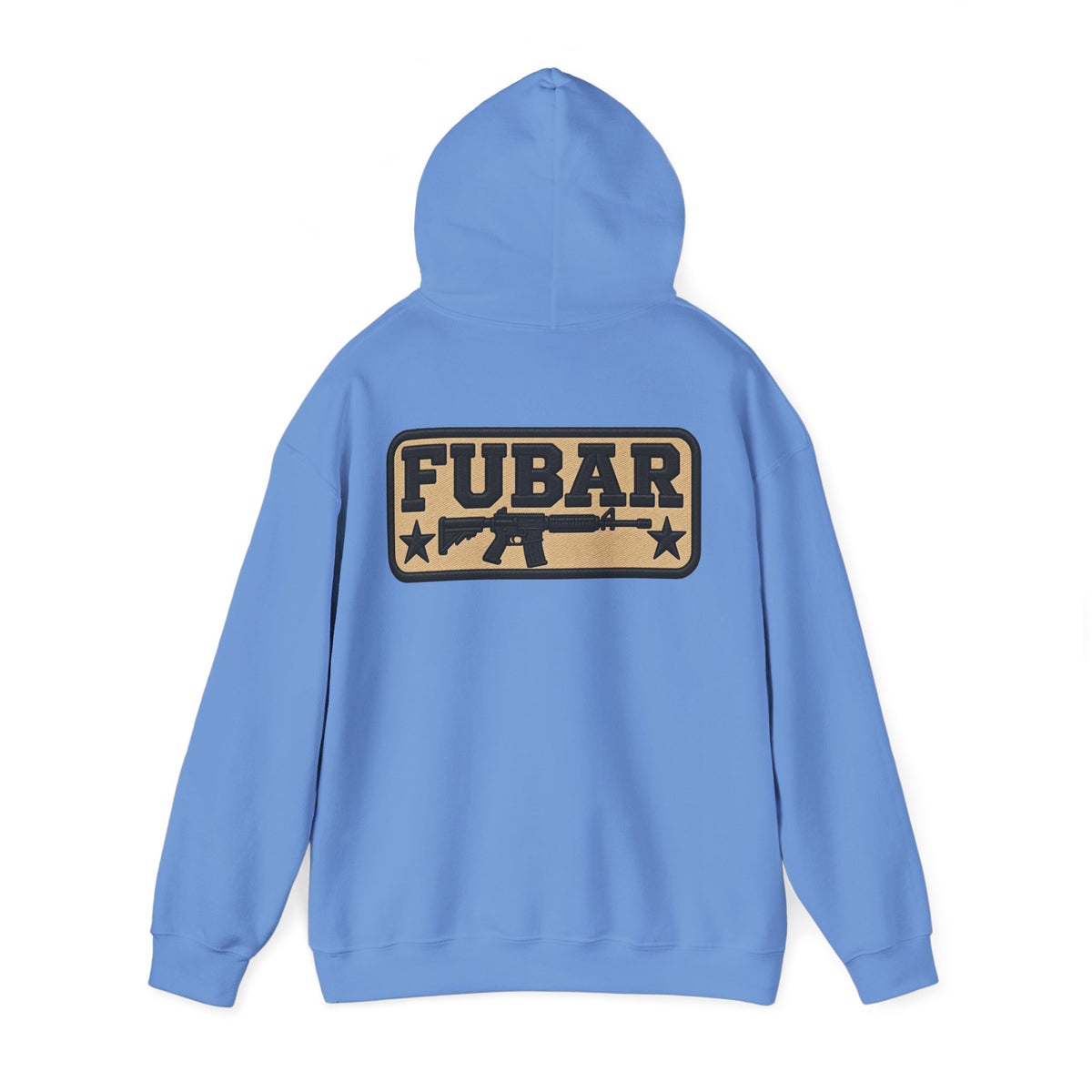 FUBAR Skull Hoodie – Tactical Skull & Rifle Graphic Pullover