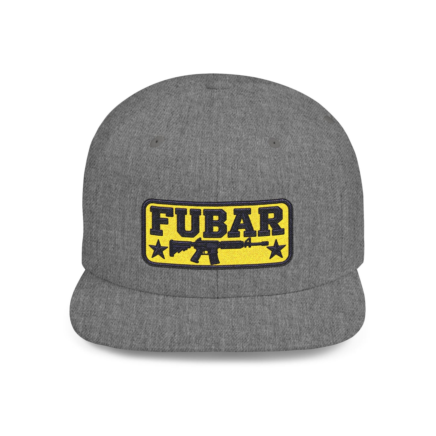 FUBAR Flat Bill Snapback Hat – Tactical Patch Cap