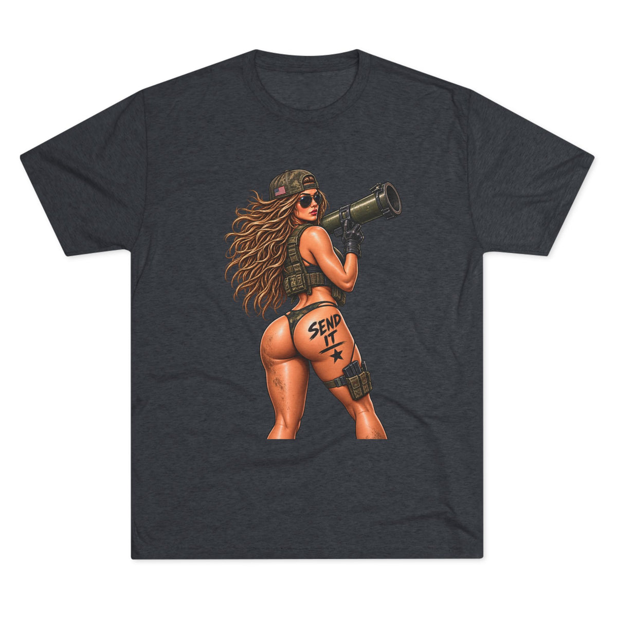 'Send It' RPG Girl & 'Have a Nice Day' Grenade Graphic