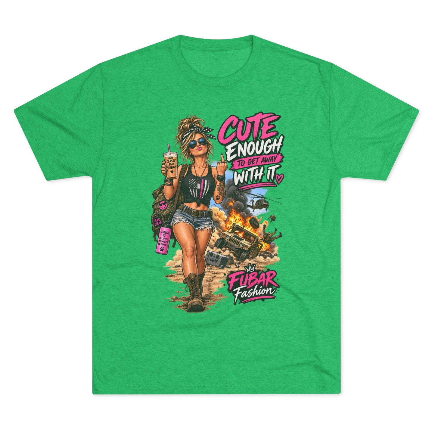 Women's Cute Enough To Get Away With It Tee