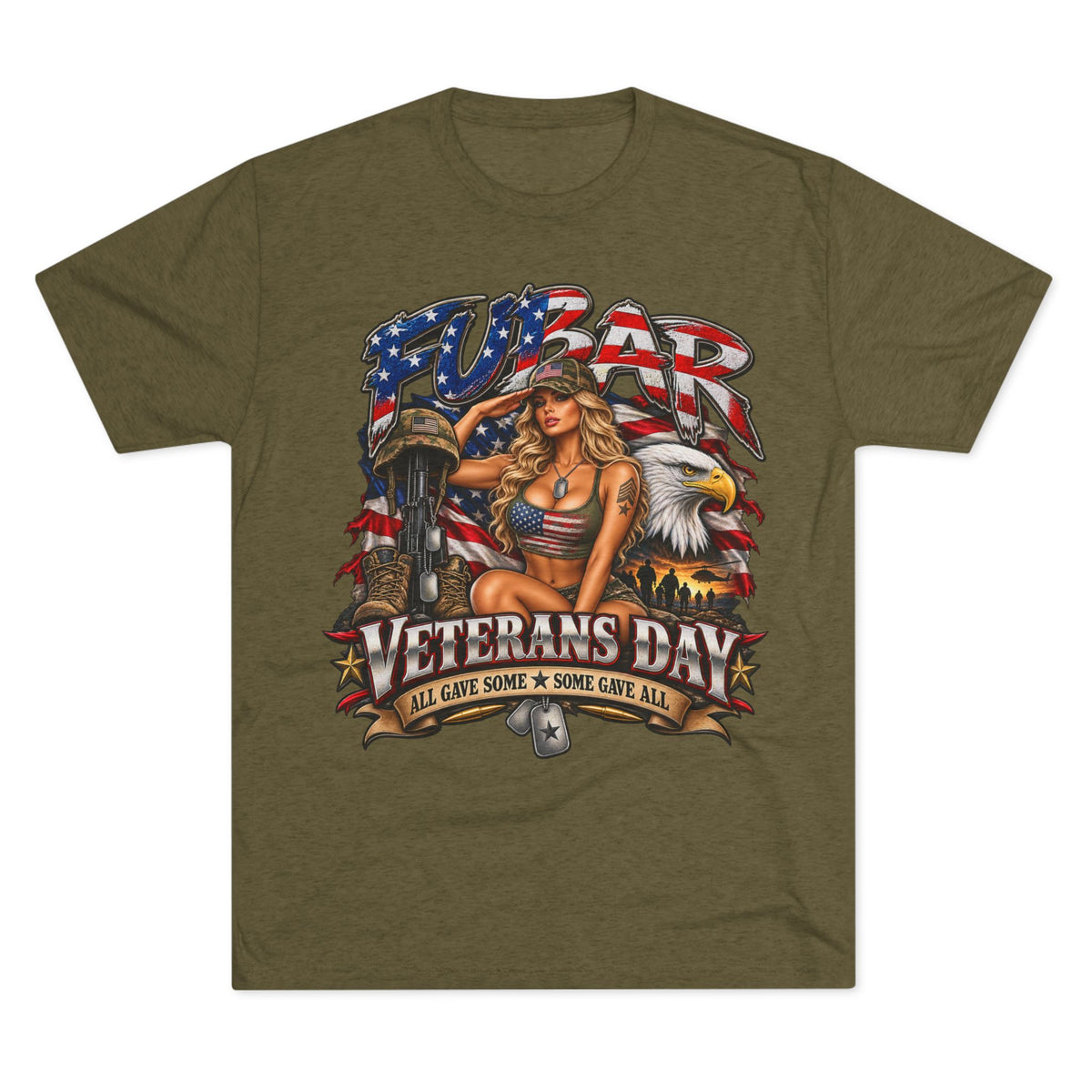 Veterans Day American Flag T-Shirt — "We The People" Patriotic Tee