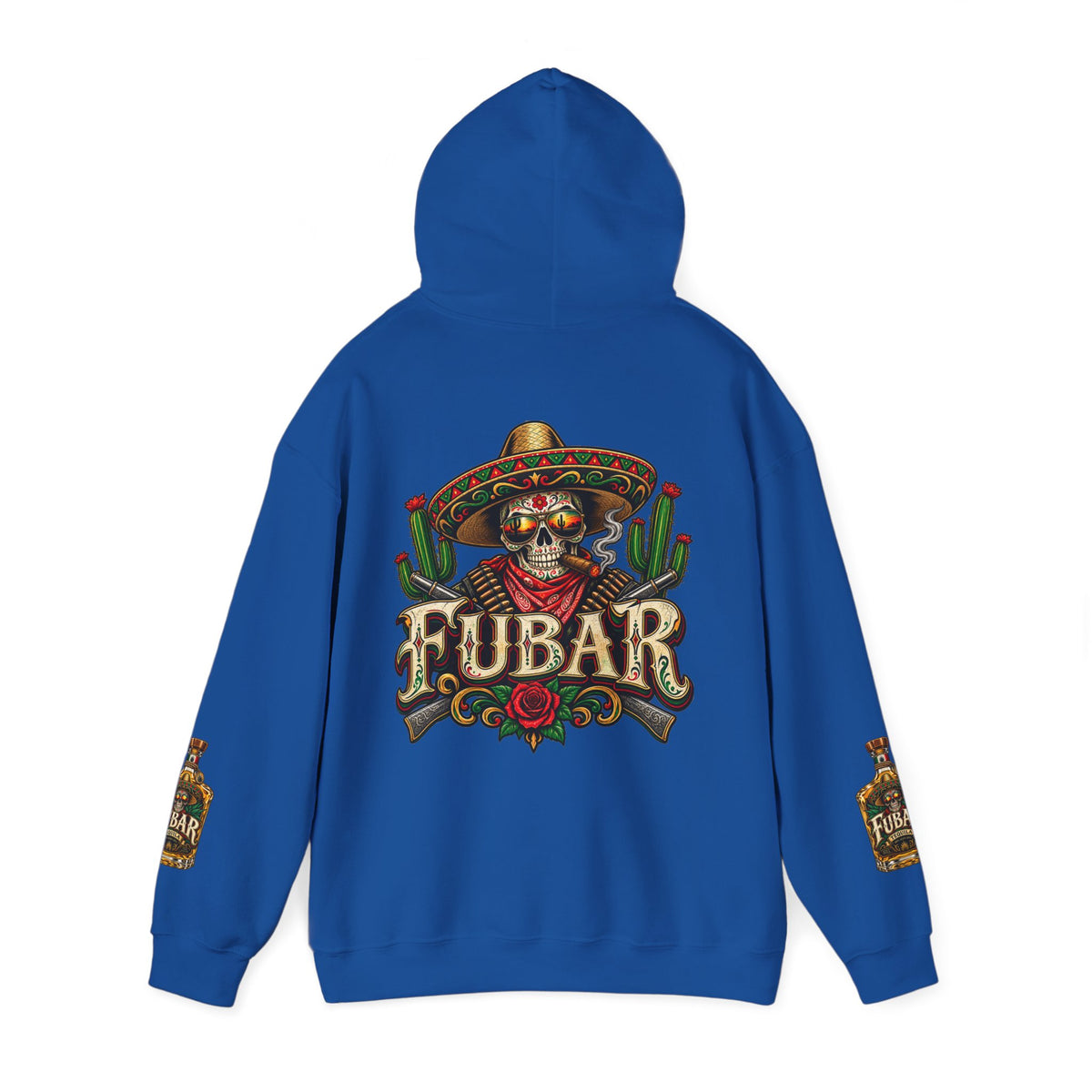 FUBAR Skull Hoodie – Day of the Dead Party Pullover