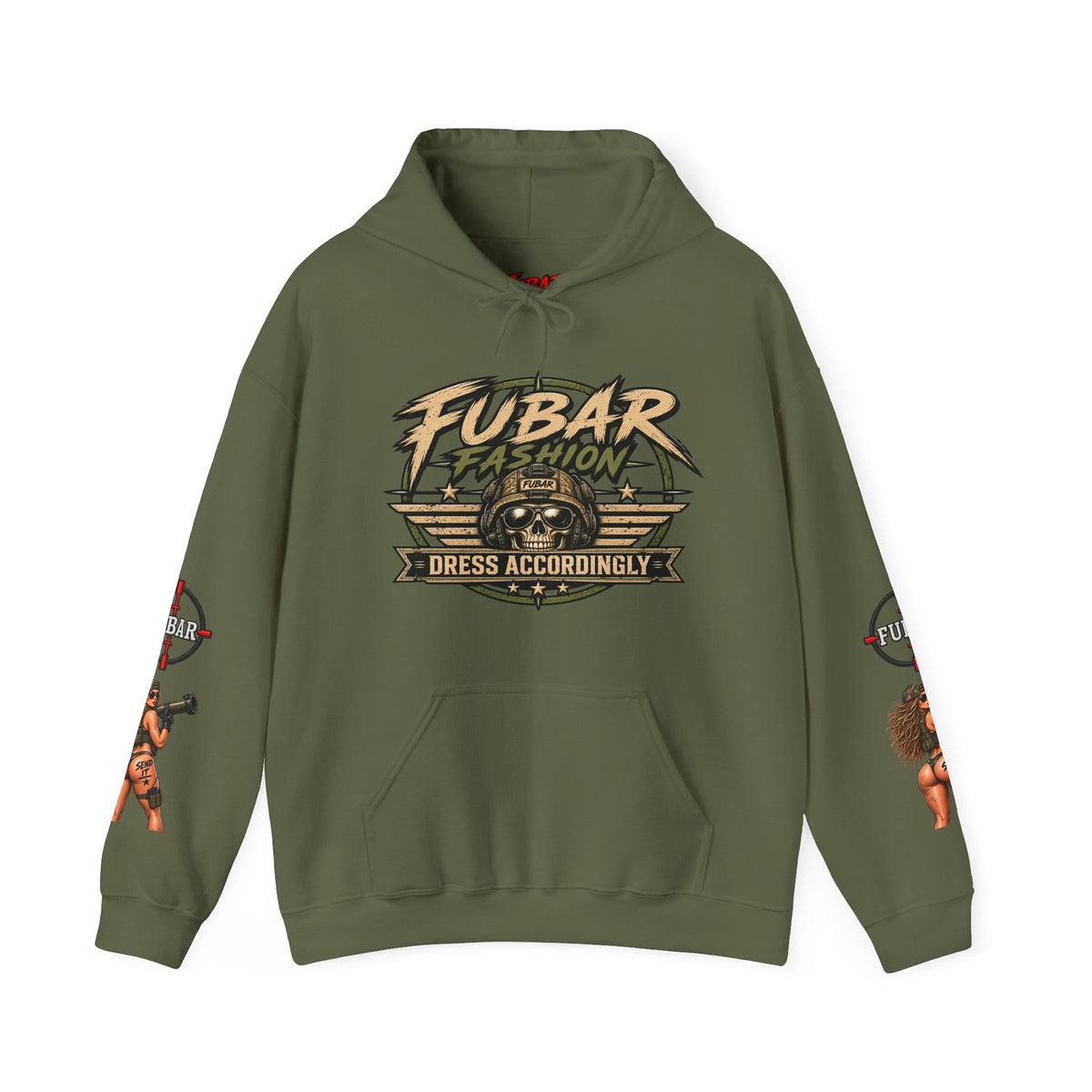 Disabled Veteran Hoodie — FUBAR Fashion "Dress Accordingly"