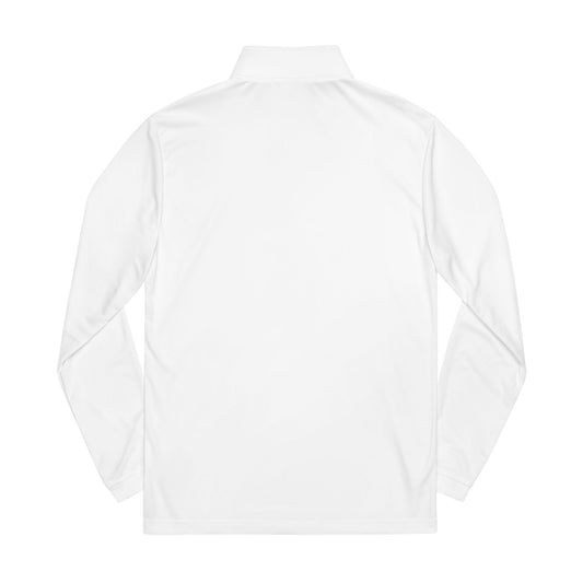 Embroidered Quarter-Zip Pullover