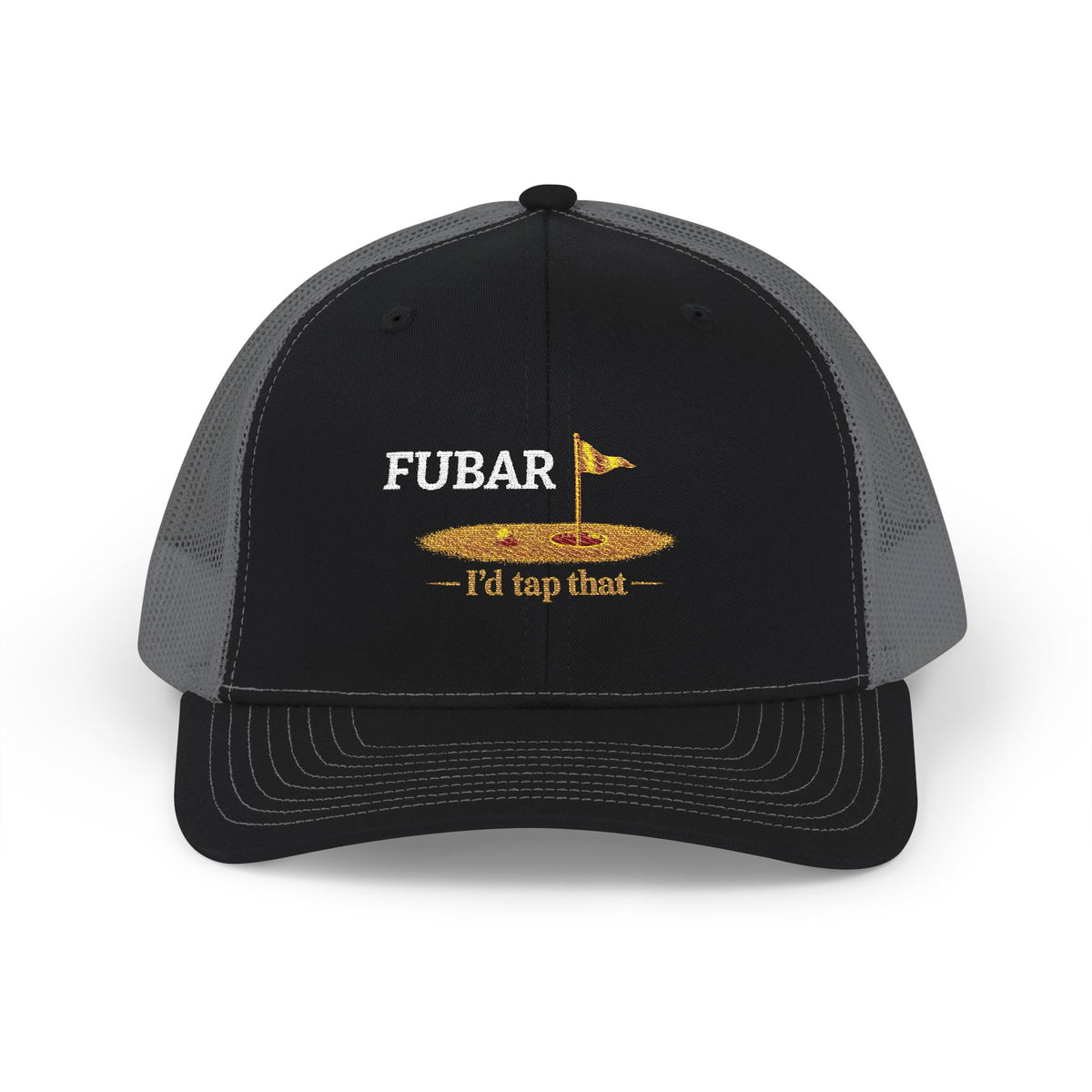 Richardson FUBAR Golf Trucker Hat — 'I'll Tap That' (Embroidered)