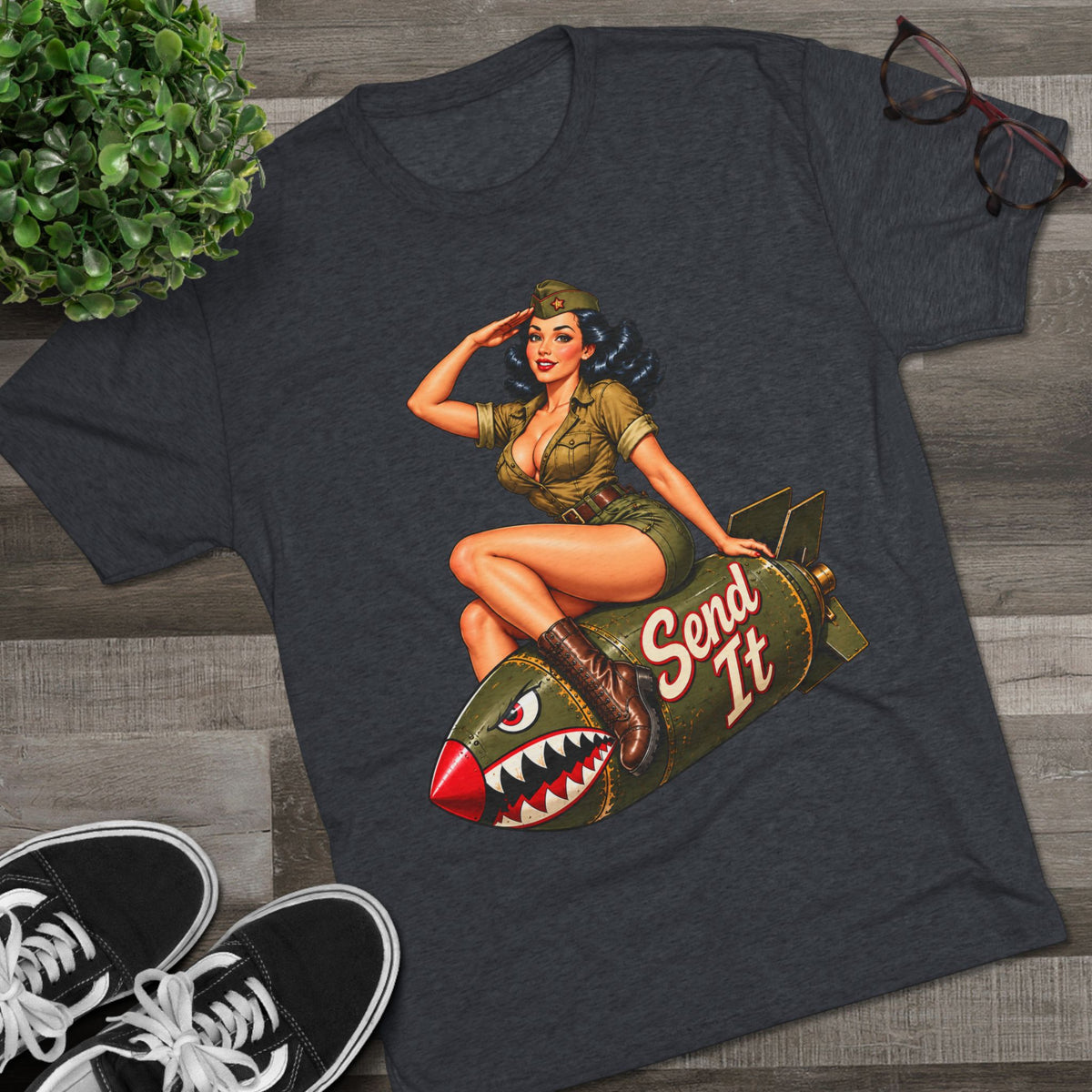 Send It Pinup Bomb Tee