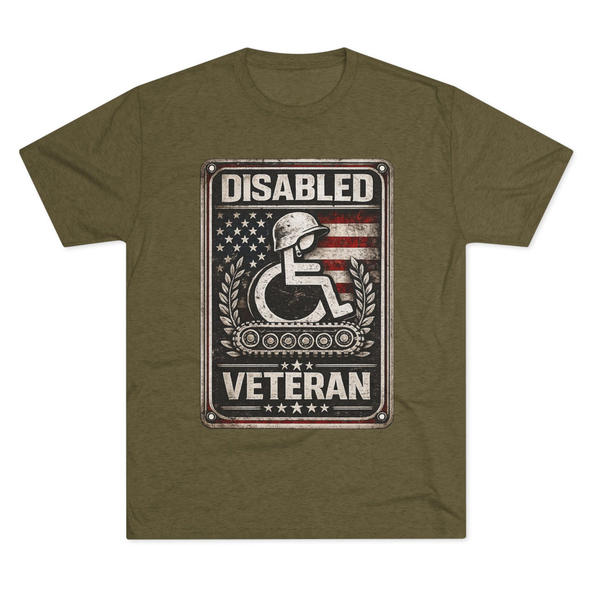 Disabled Veteran T-Shirt — I Say Random Offensive Shit” Back